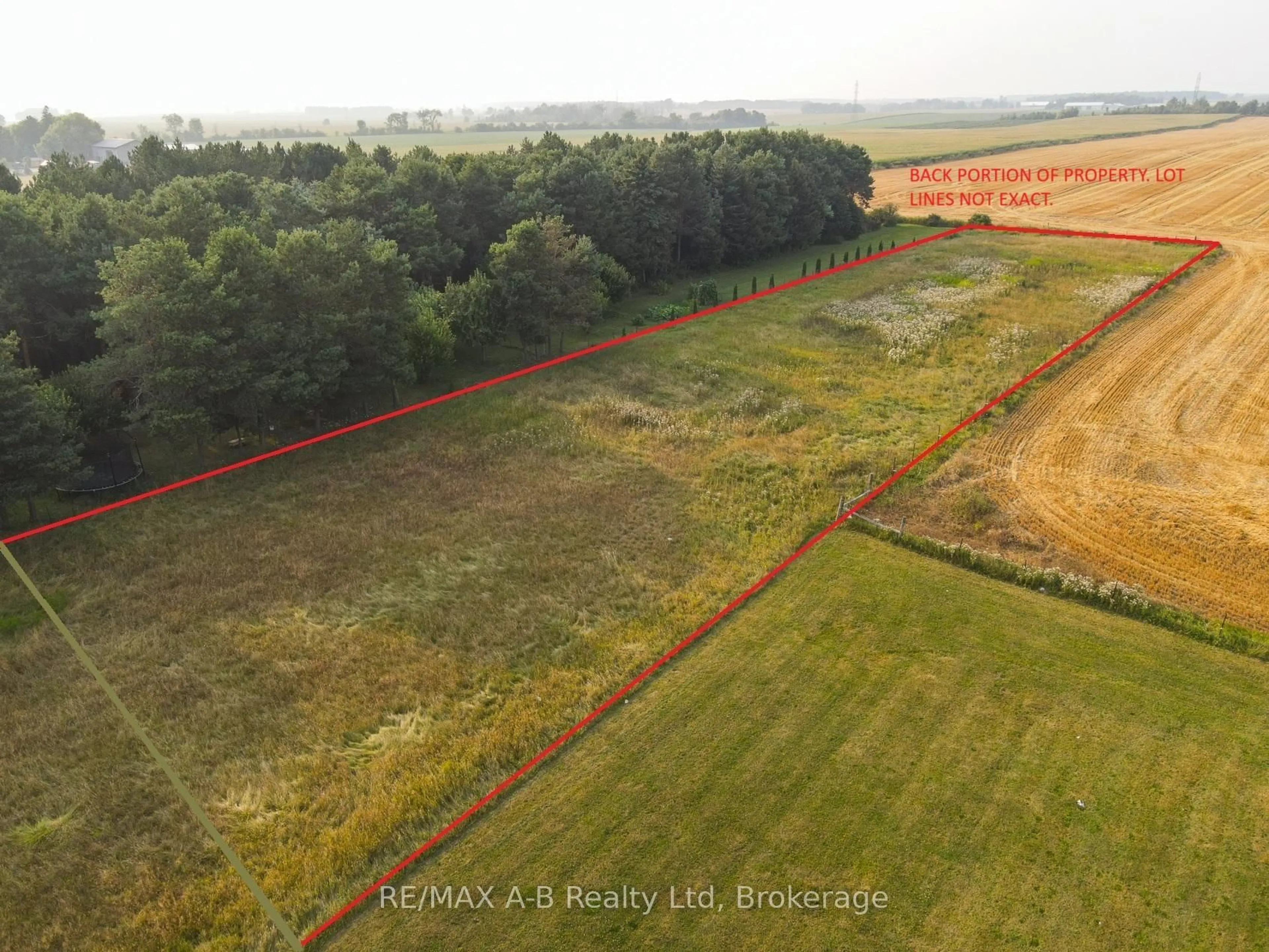 A pic from outside/outdoor area/front of a property/back of a property/a pic from drone, forest/trees view for 2274 34 Line, Perth East Ontario N0B 2P0