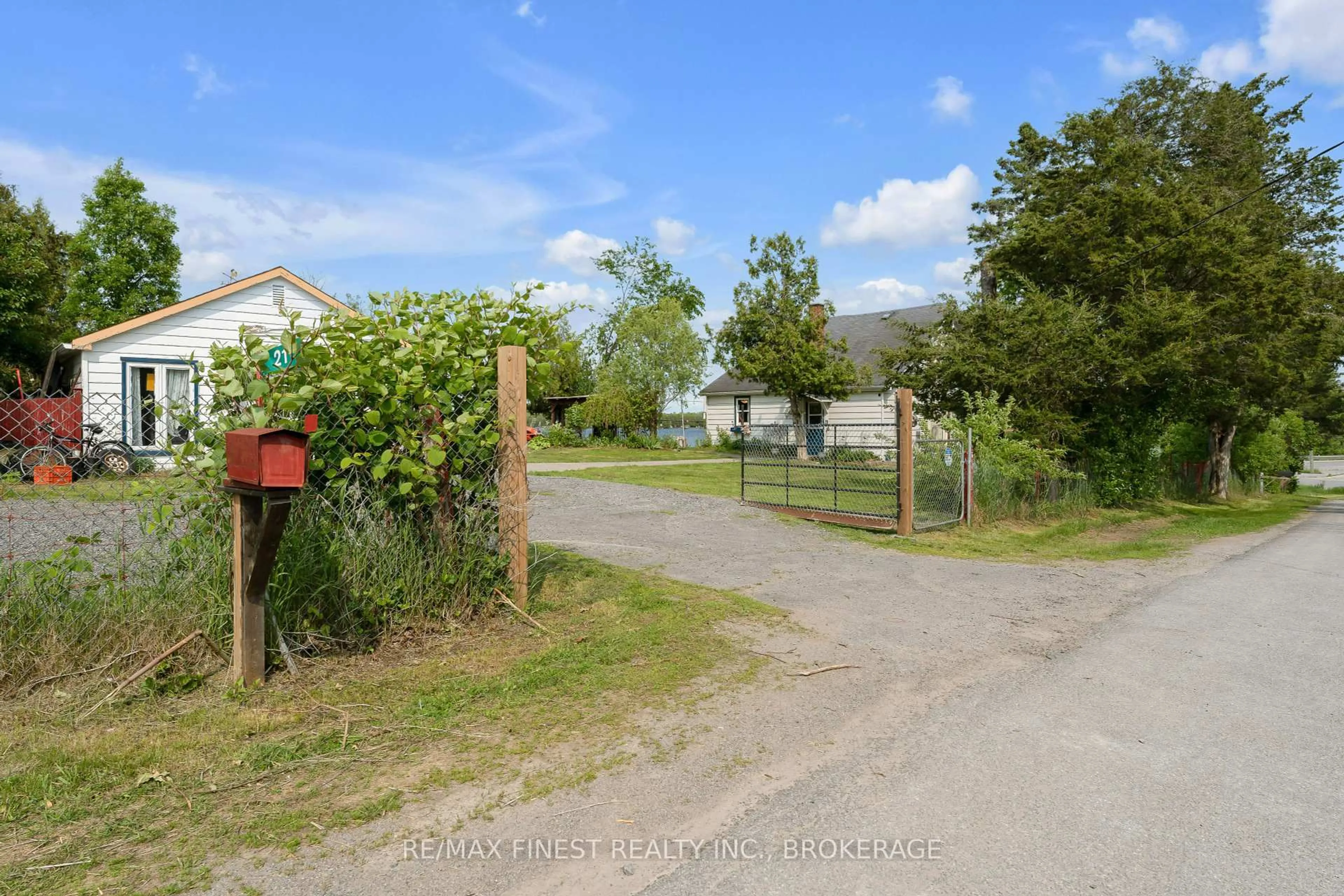 A pic from outside/outdoor area/front of a property/back of a property/a pic from drone, street for 21 Furlong Rd, Stone Mills Ontario K0K 2A0