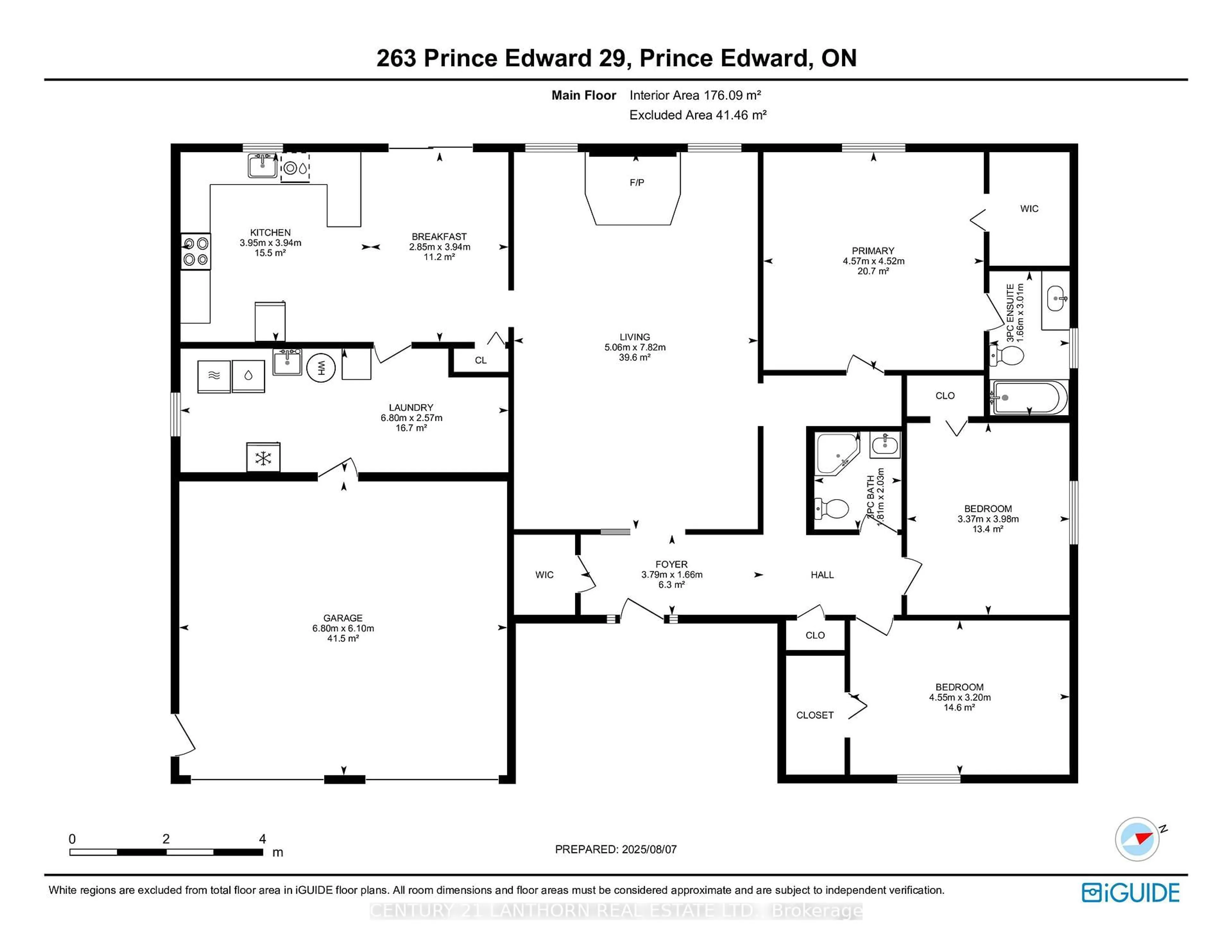 Floor plan for 263 County Rd 29 Rd, Prince Edward County Ontario K0K 1T0