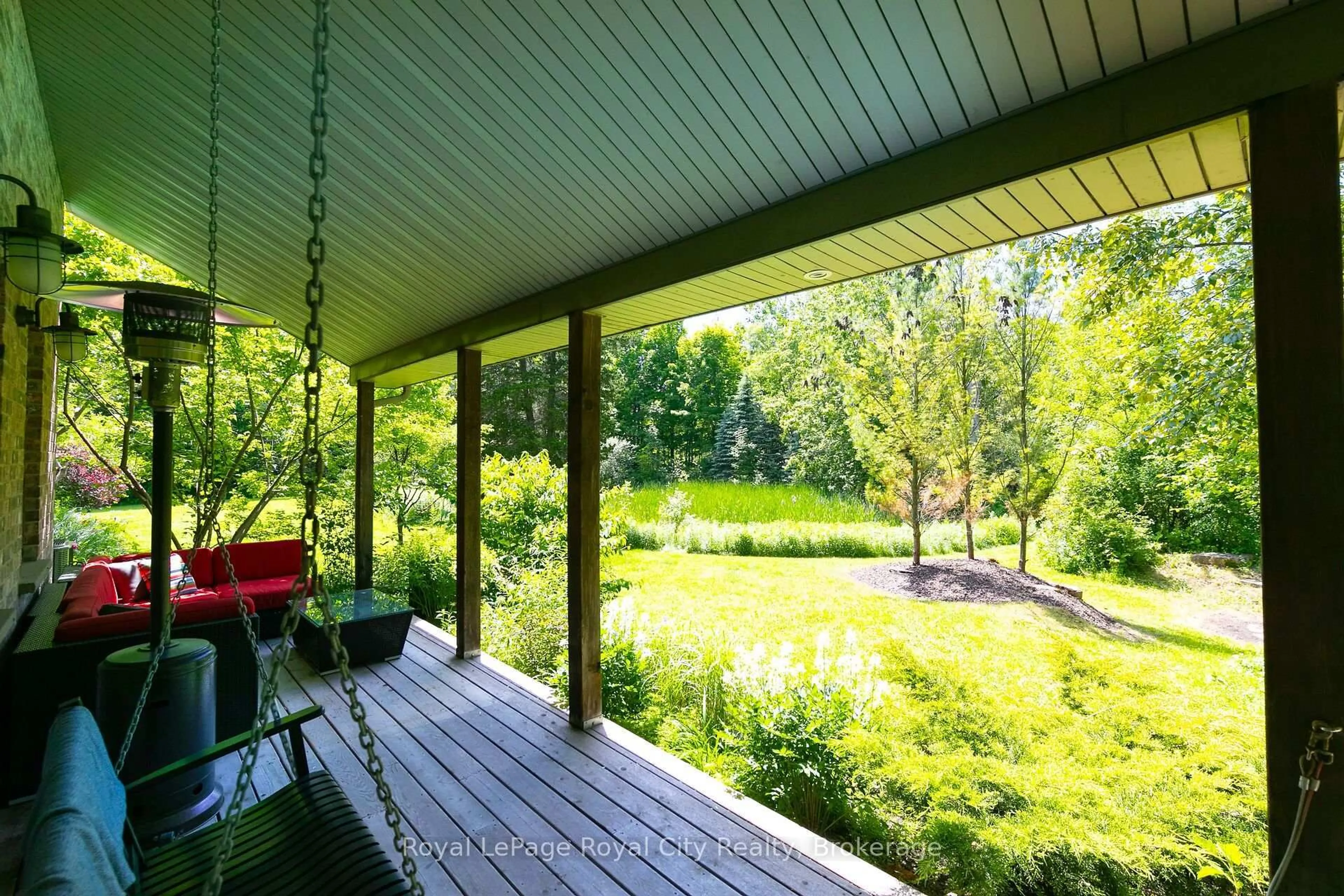 Patio, forest/trees view for 12 Kilkenny Pl, Guelph Ontario N1L 1H1
