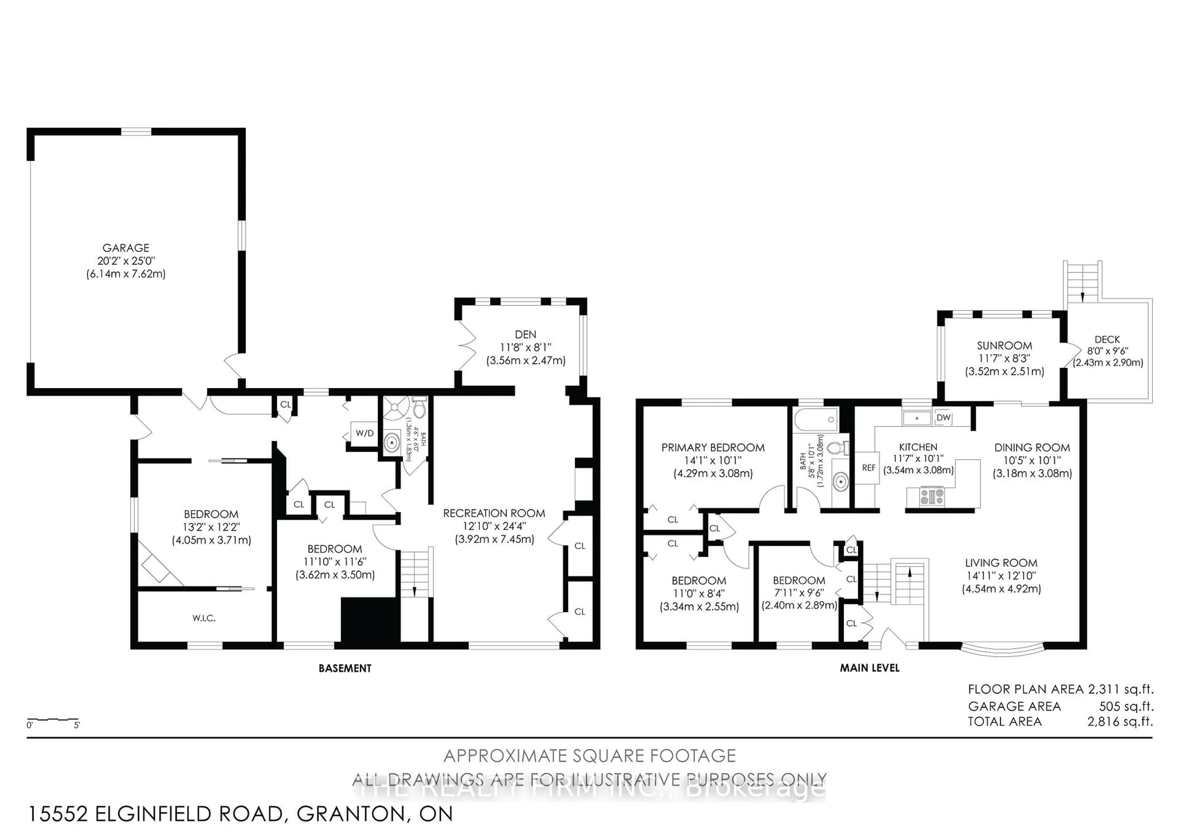 Floor plan for 15552 Elginfield Rd, Lucan Biddulph Ontario N0M 1V0