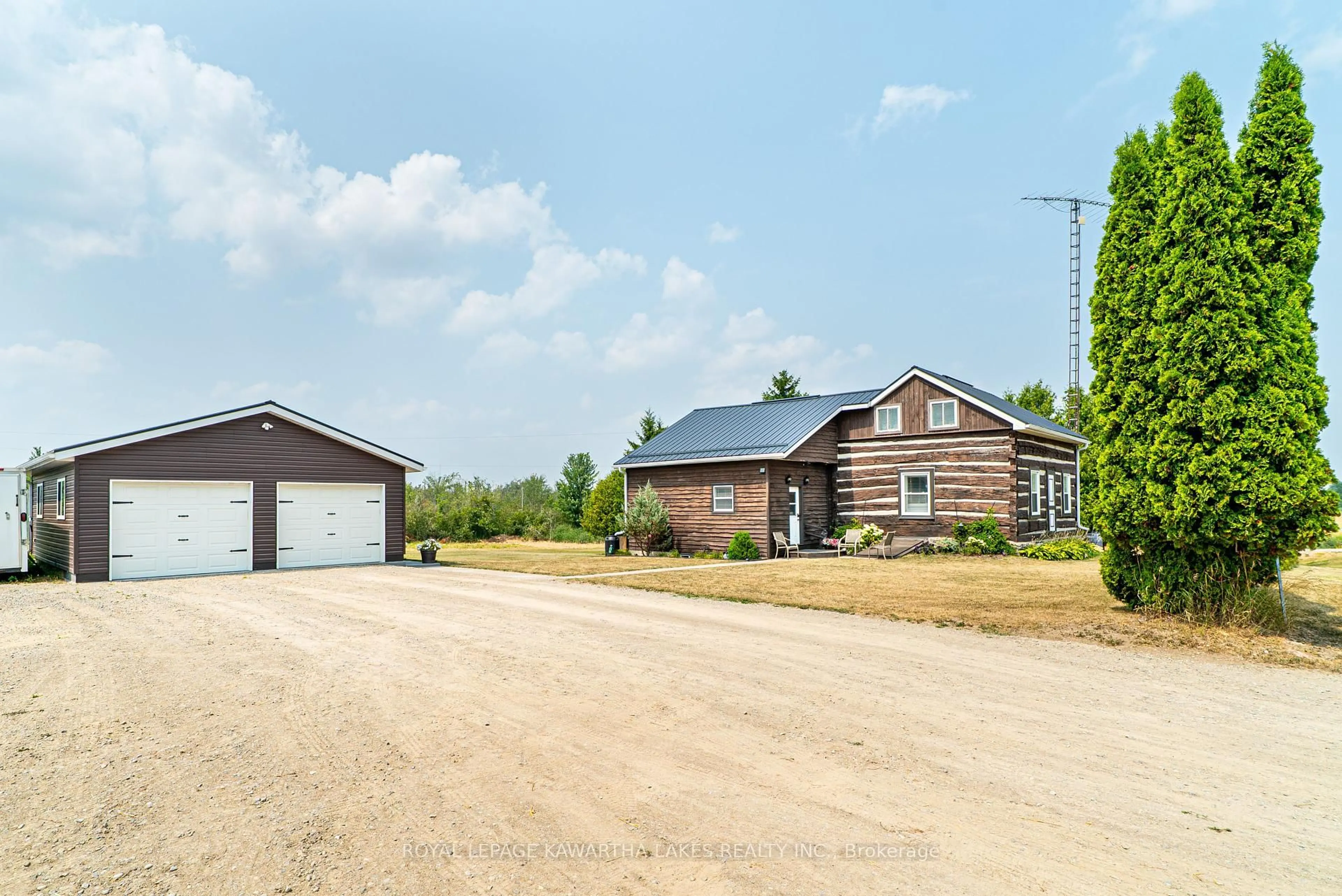 A pic from outside/outdoor area/front of a property/back of a property/a pic from drone, unknown for 1183 Eldon Rd, Kawartha Lakes Ontario K0M 2M0