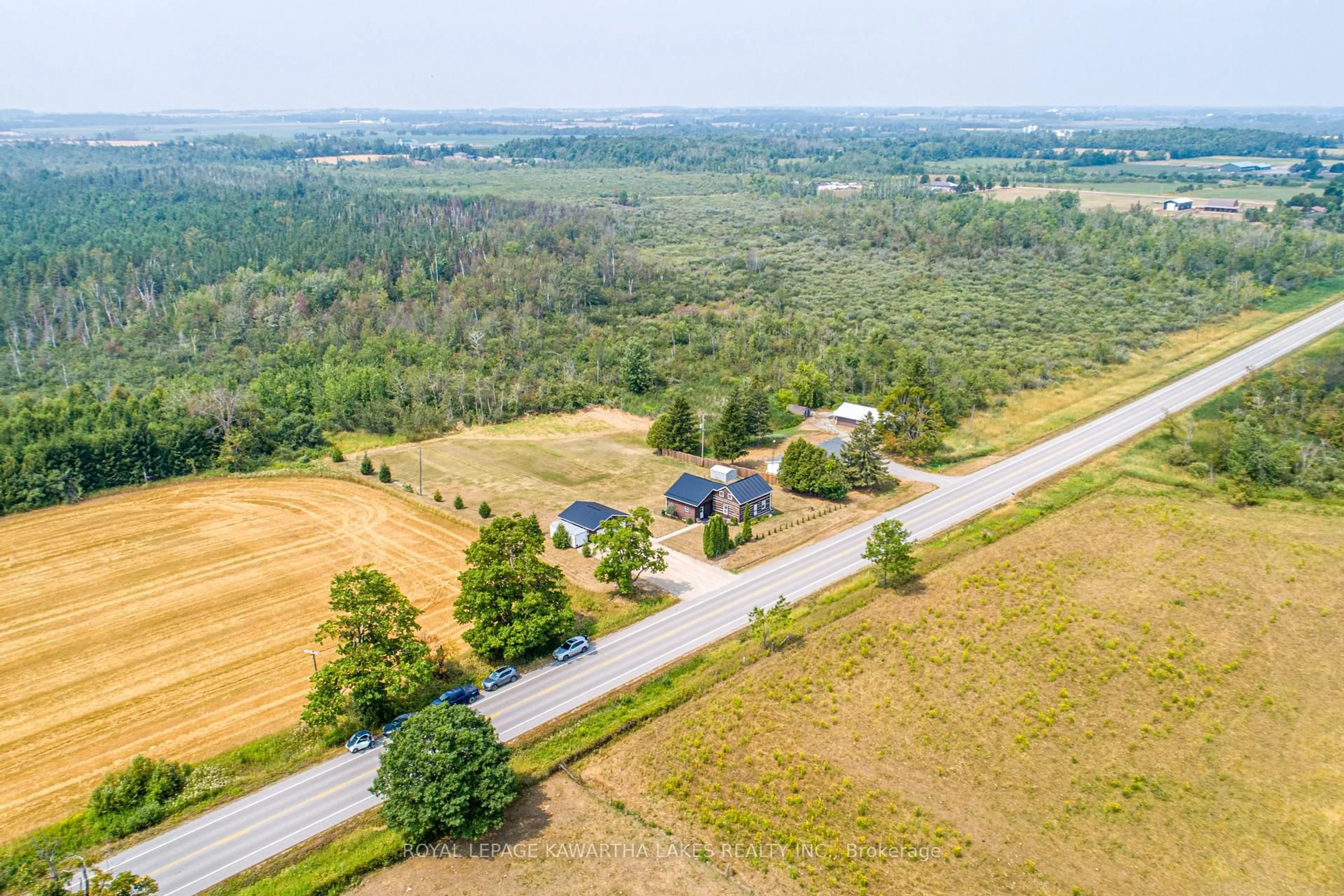 A pic from outside/outdoor area/front of a property/back of a property/a pic from drone, unknown for 1183 Eldon Rd, Kawartha Lakes Ontario K0M 2M0