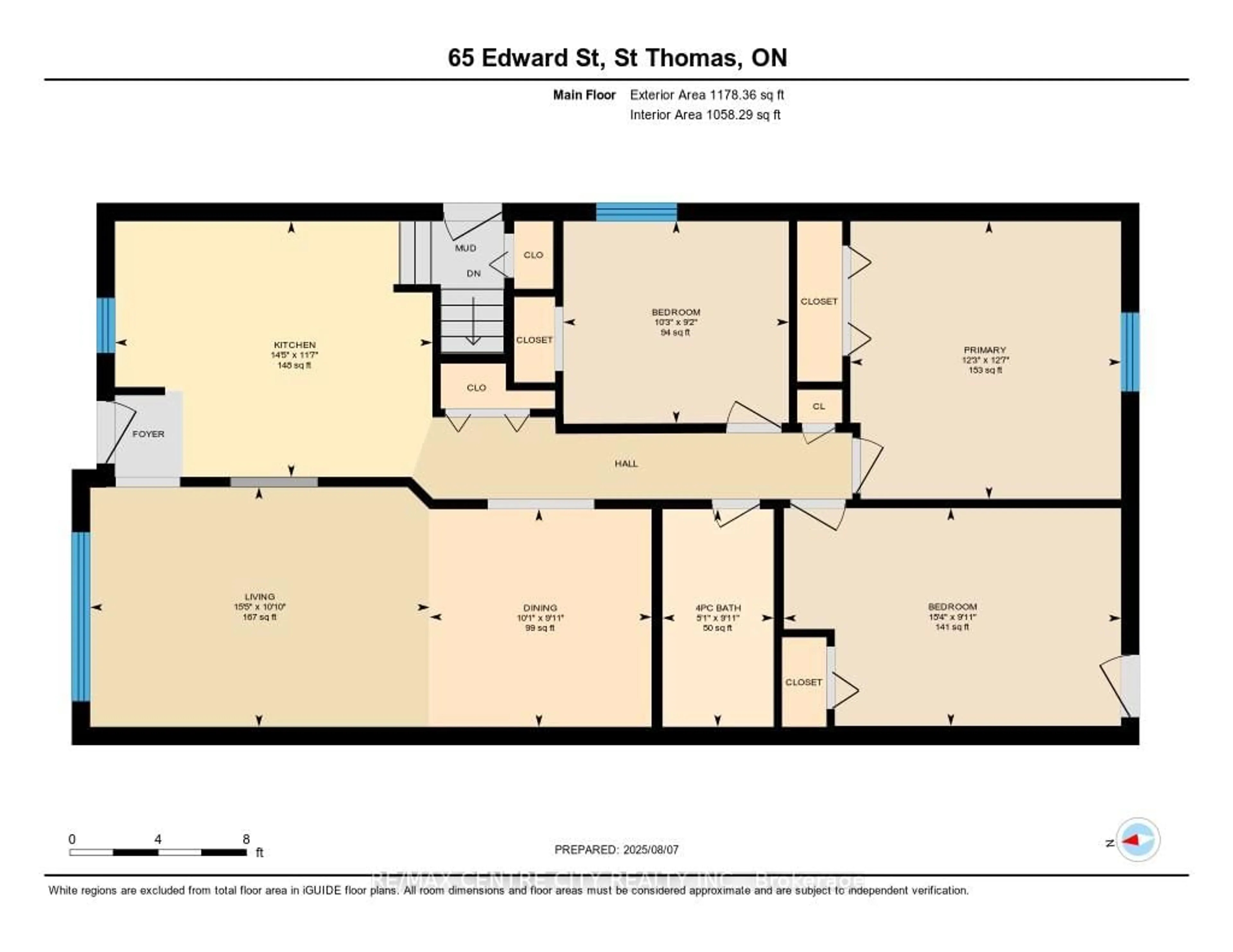 Floor plan for 65 Edward St, St. Thomas Ontario N5P 1Y5