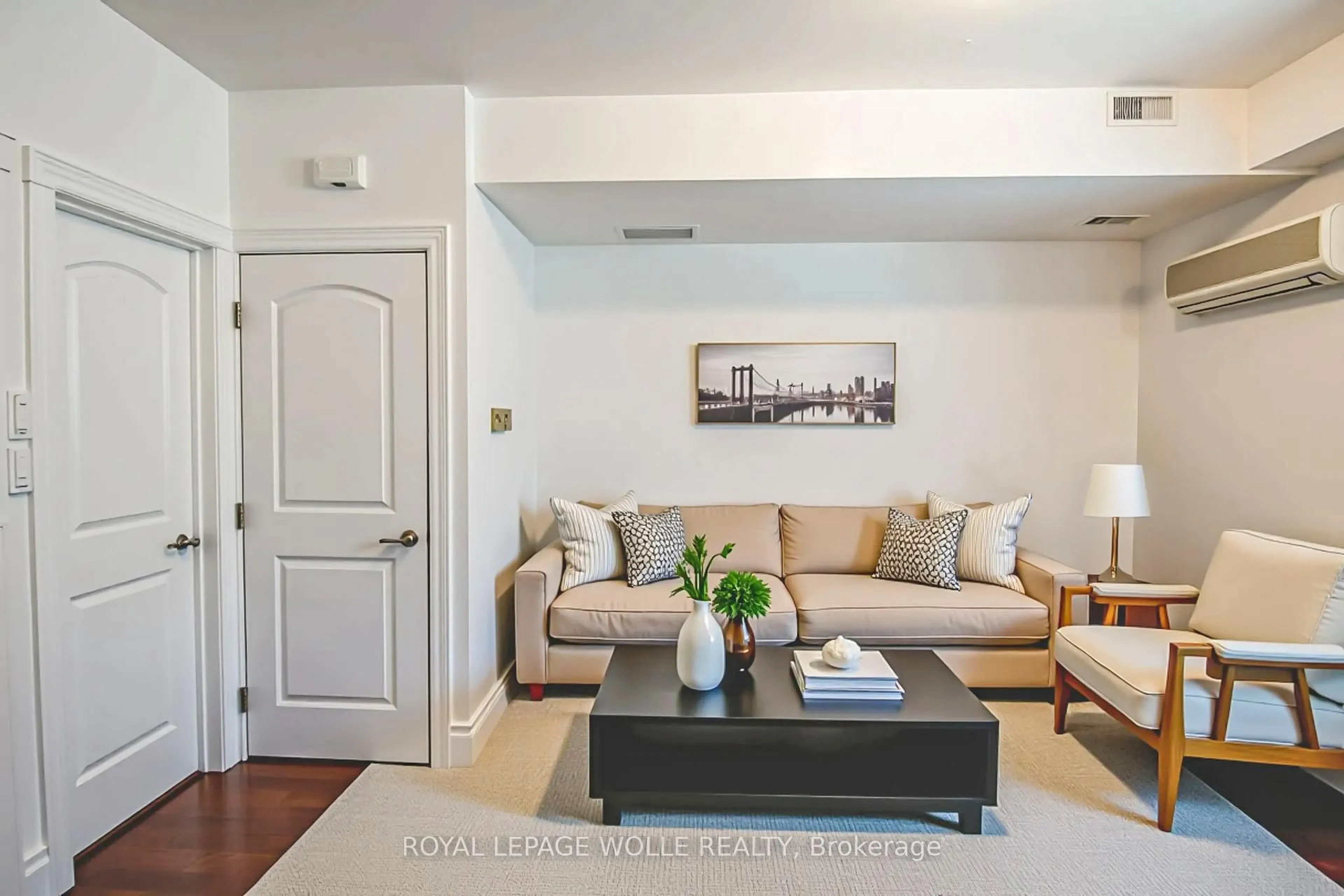 Living room with furniture, unknown for 555 King St #109, Kitchener Ontario N2G 2L9
