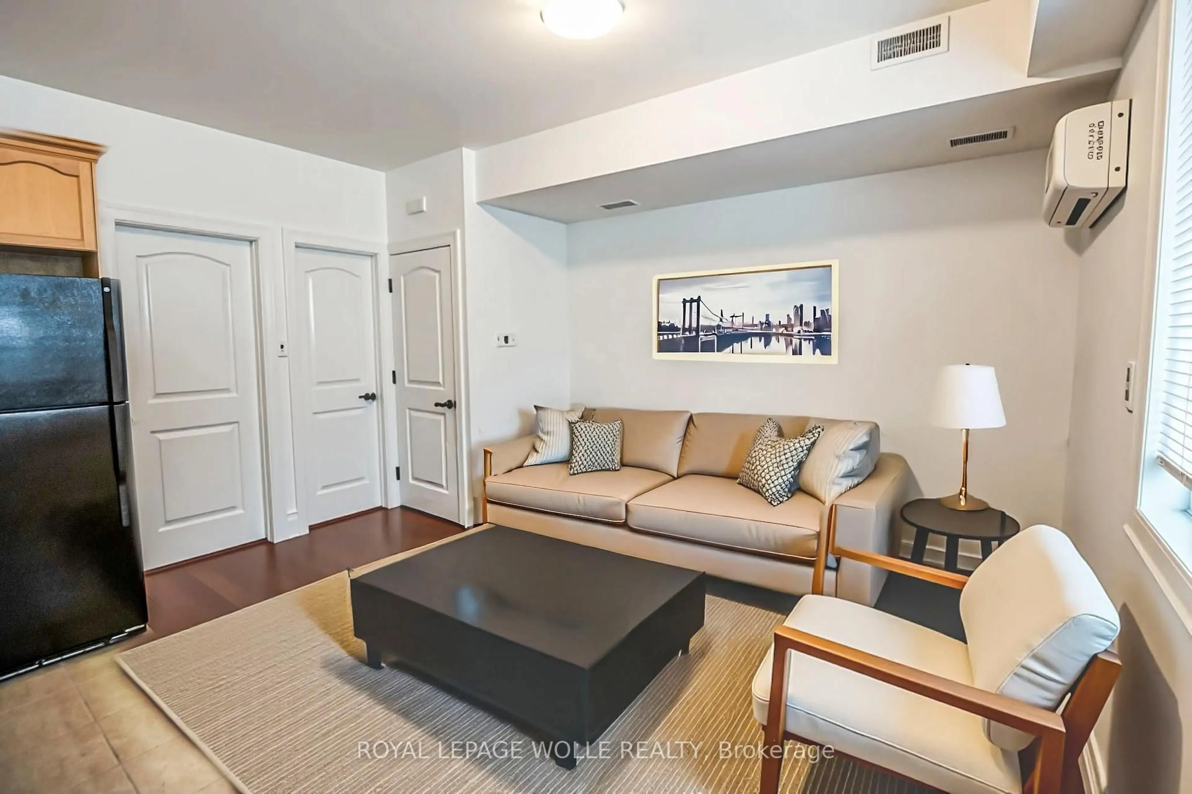Living room with furniture, unknown for 555 King St #109, Kitchener Ontario N2G 2L9