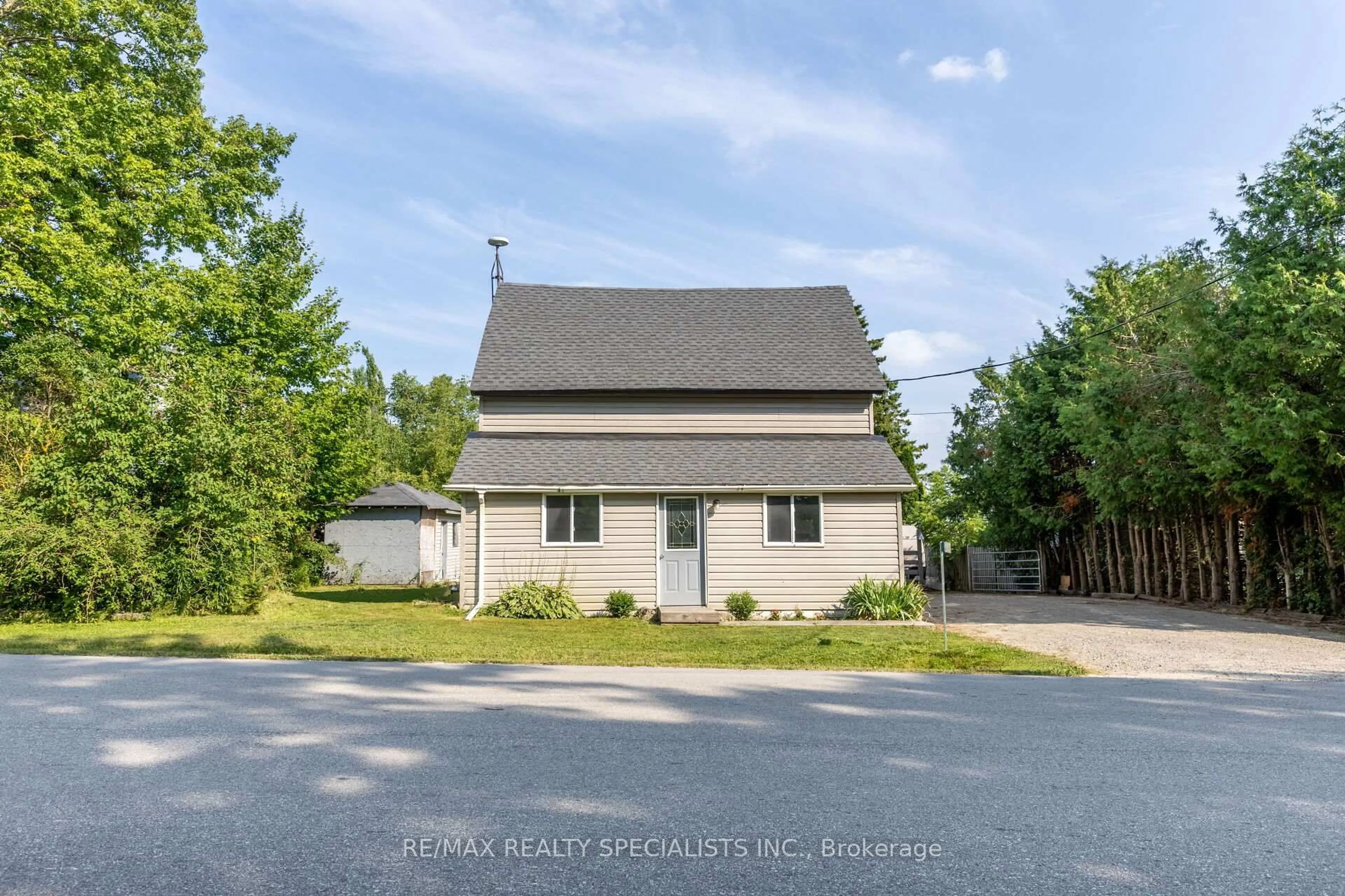 A pic from outside/outdoor area/front of a property/back of a property/a pic from drone, street for 681162 260 Sdrd, Melancthon Ontario N0C 1B0