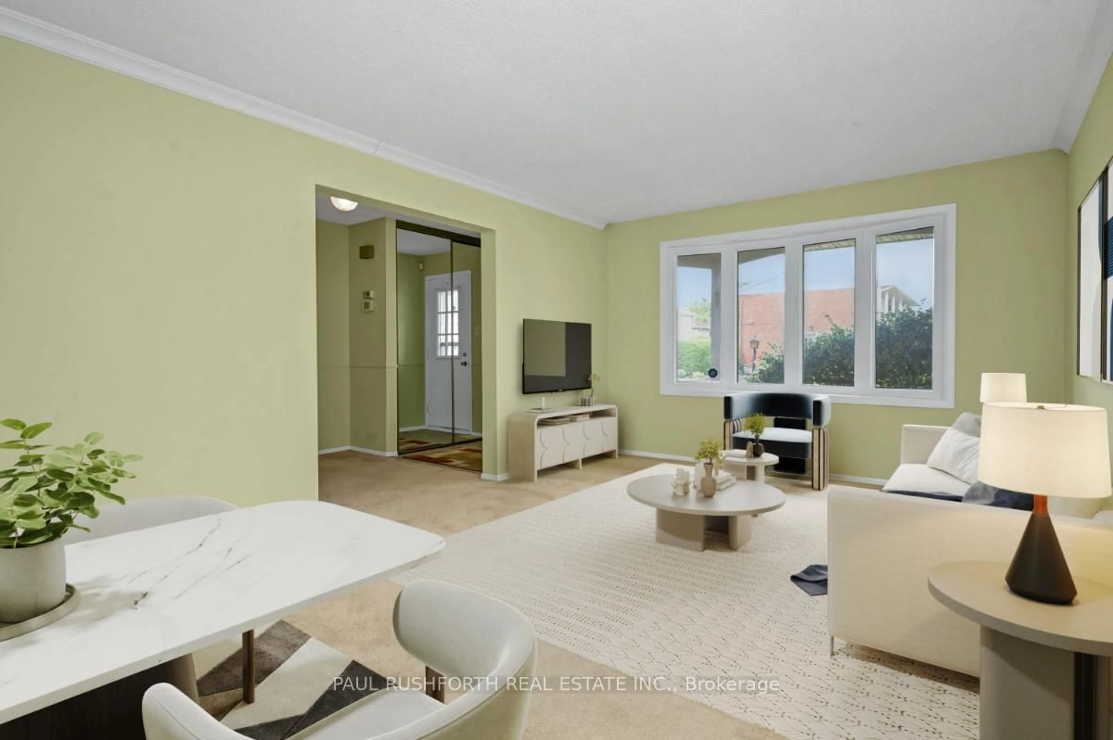 Living room with furniture, unknown for 23 Bentworth Cres, Ottawa Ontario K2G 3X1