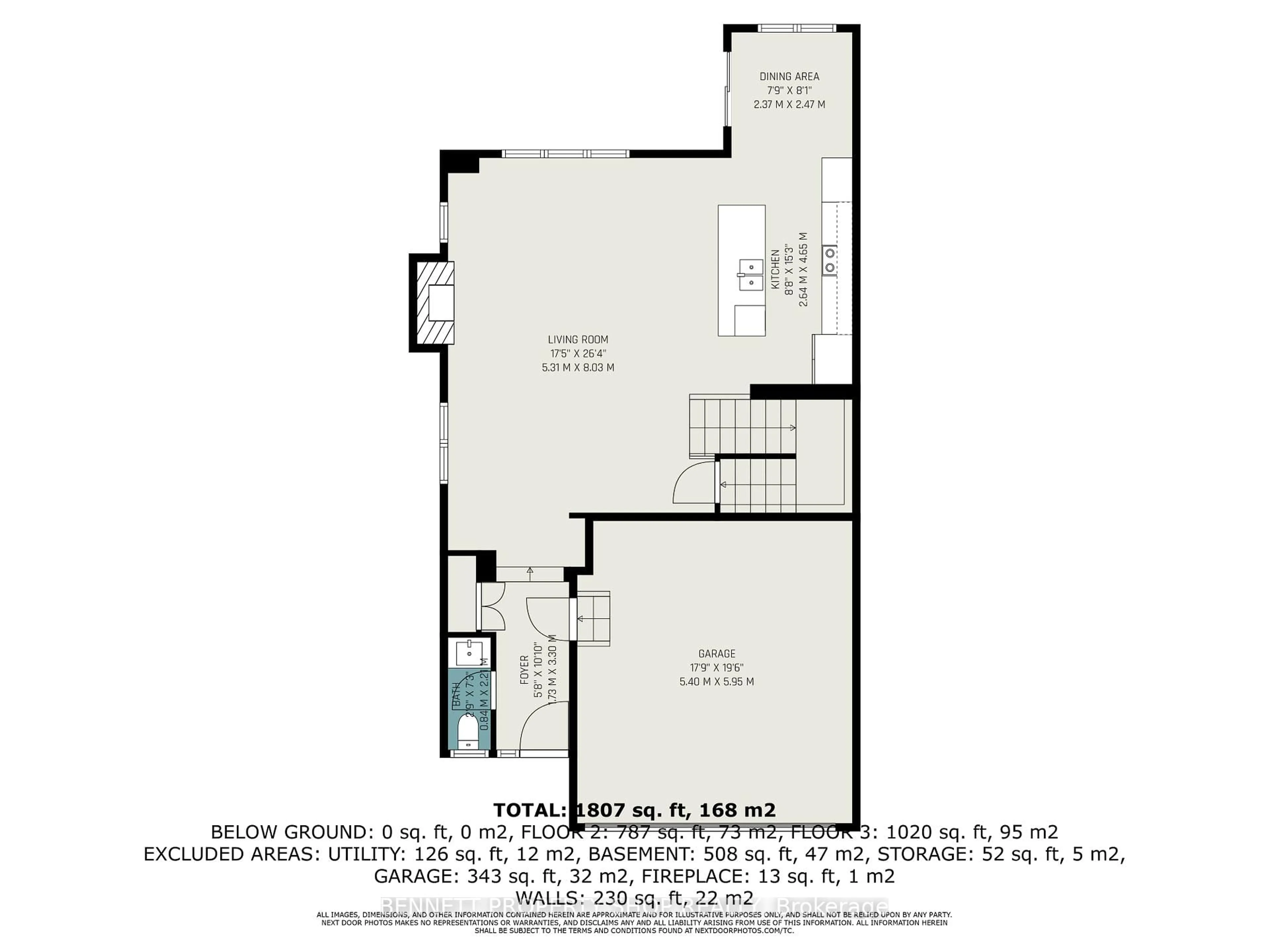 Floor plan for 62 Borland Dr, Carleton Place Ontario K7C 0K8