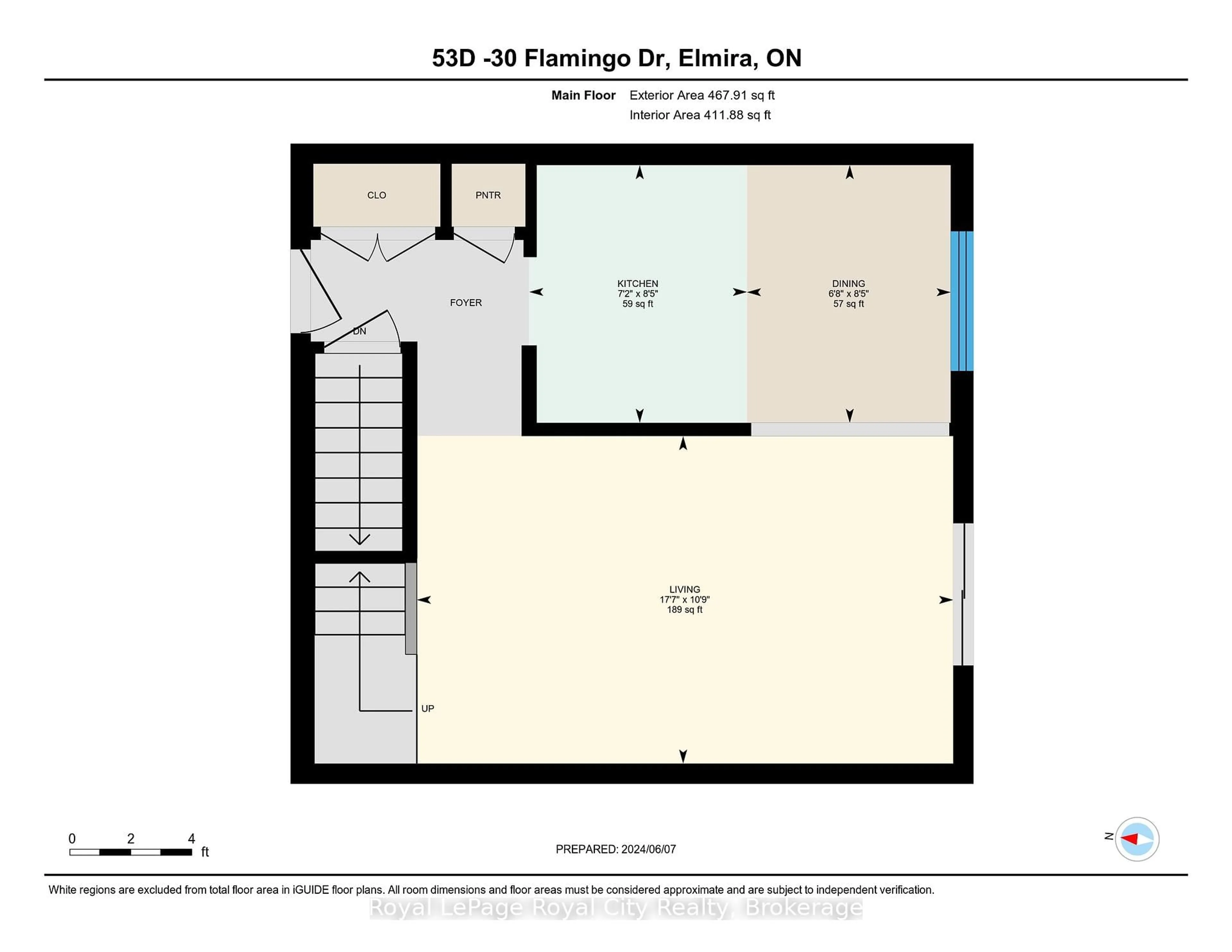 Floor plan for 30D Flamingo Dr #53, Woolwich Ontario N3B 1V5