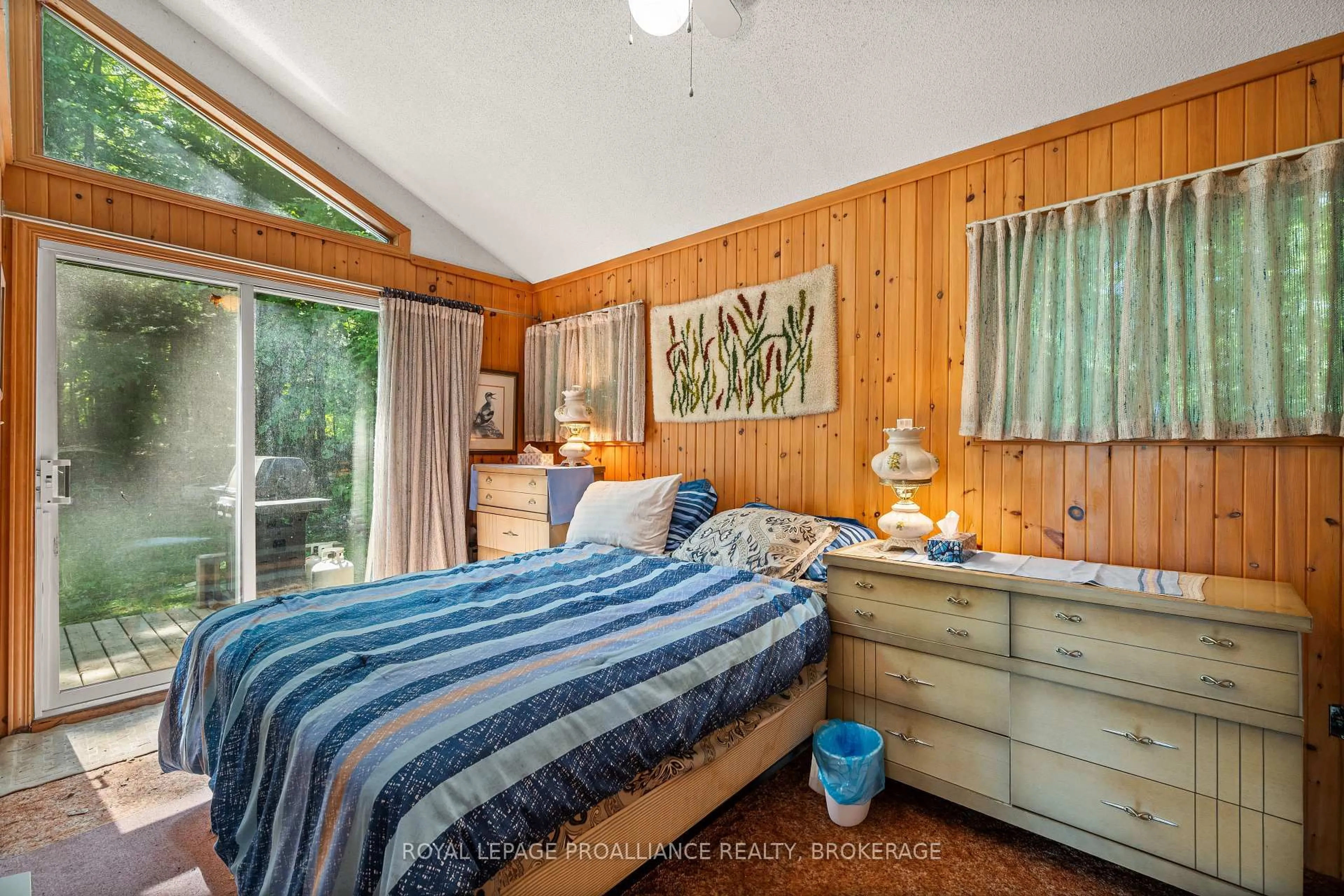 Bedroom with bed, unknown for 1057 Marble Lake Rd, Cloyne Ontario K0H 1K0