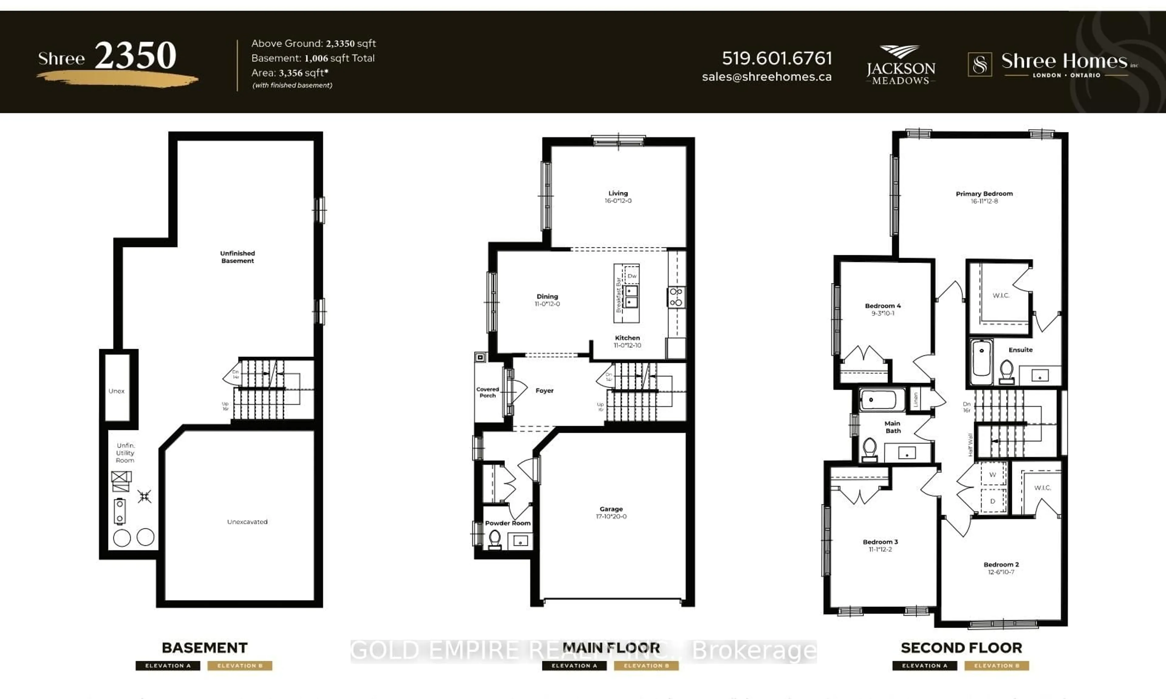 Floor plan for 1135 Hobbs Dr #LOT 155, London South Ontario N6M 0M1