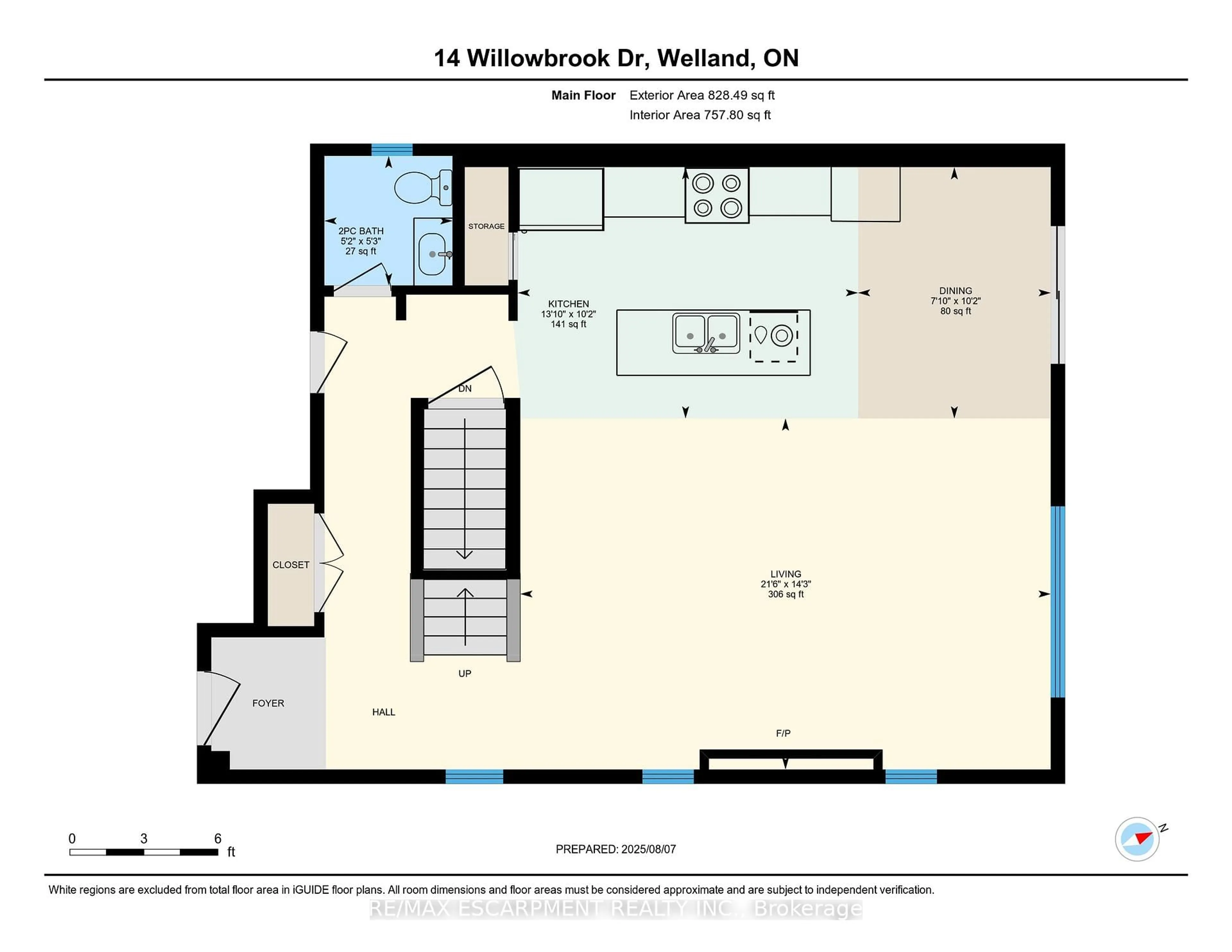 Floor plan for 14 Willowbrook Dr, Welland Ontario L3C 0G1