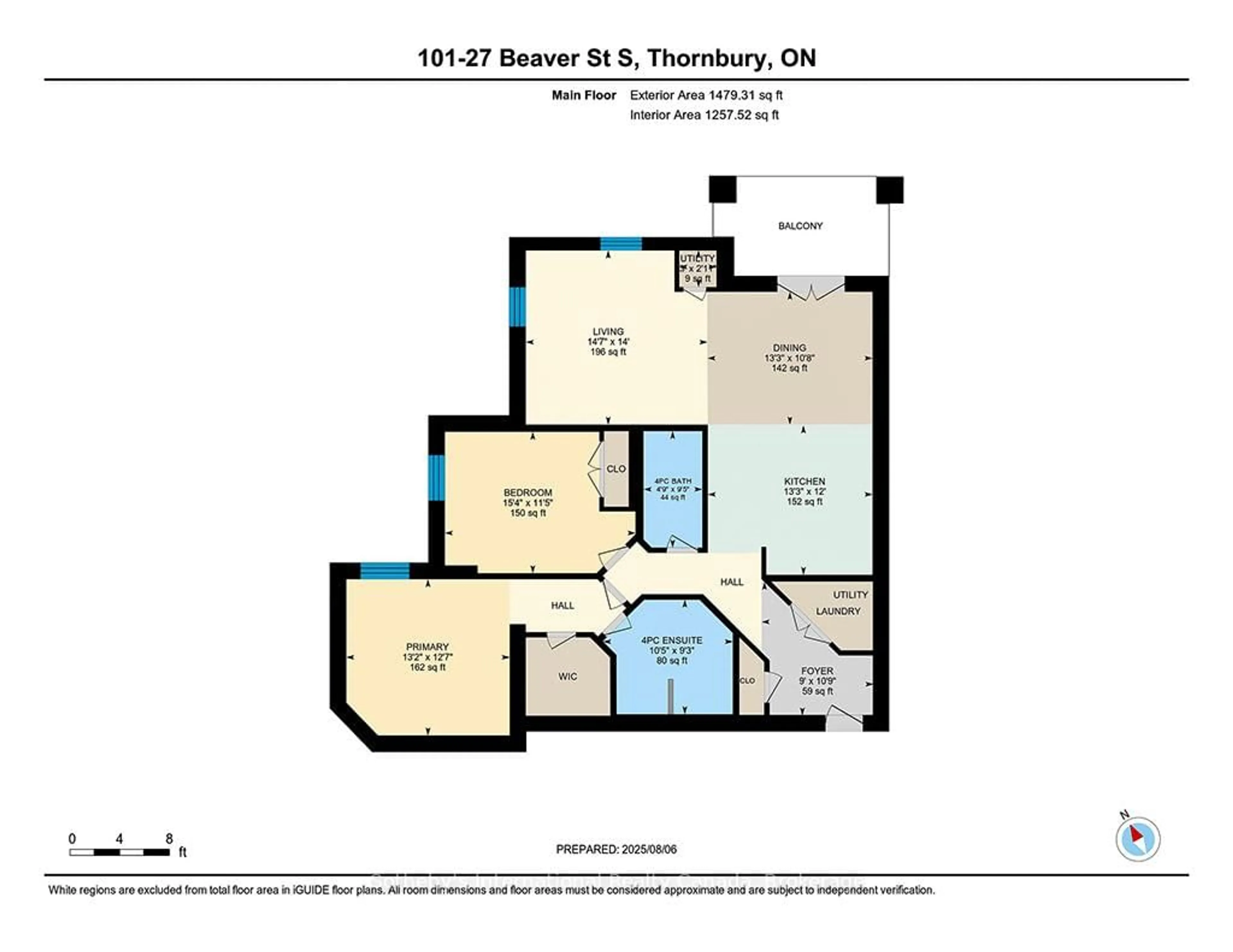Floor plan for 27 Beaver St #101, Blue Mountains Ontario N0H 2P0