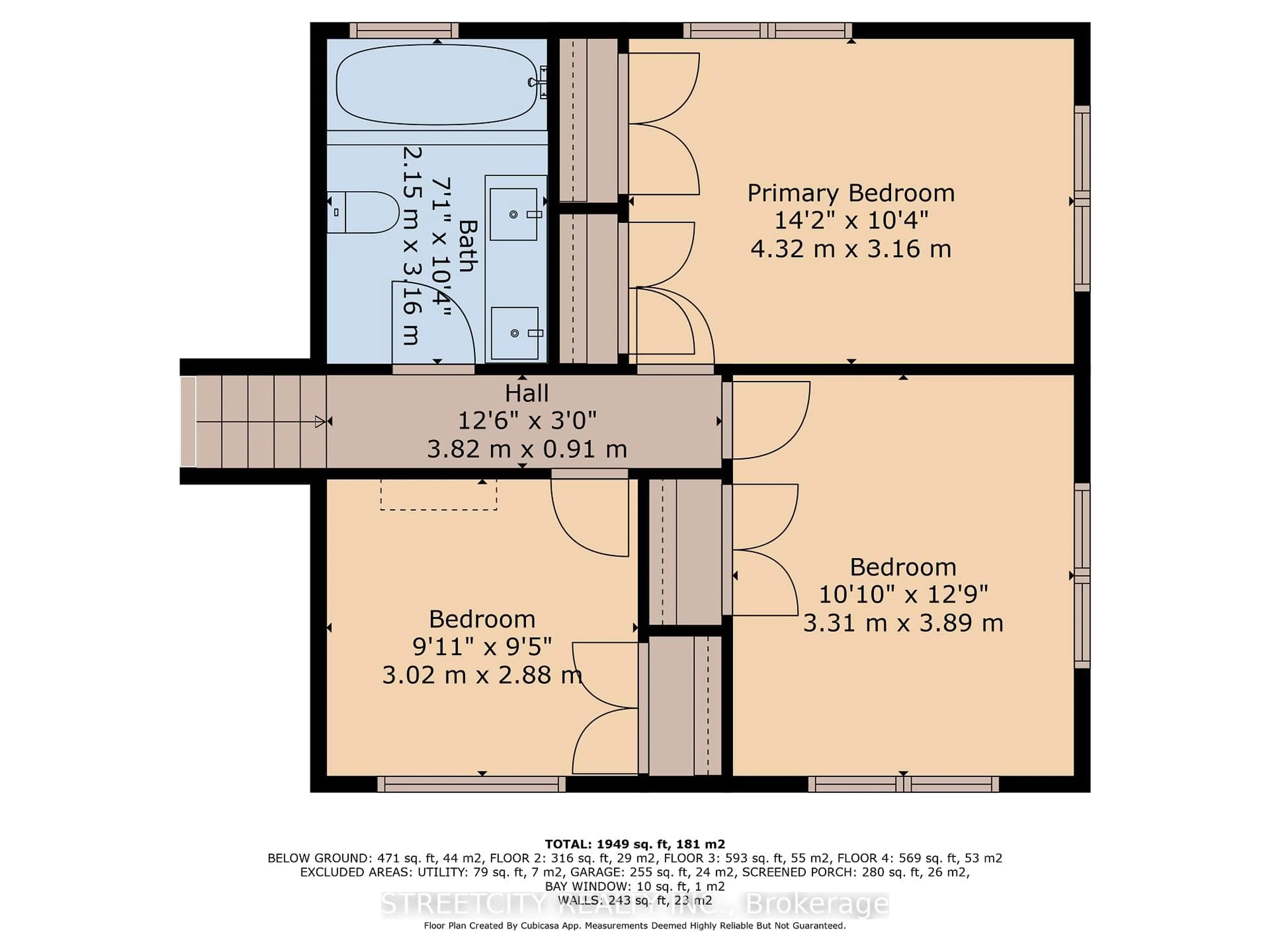 Floor plan for 1151 Nashua Ave, London South Ontario N6K 2C4