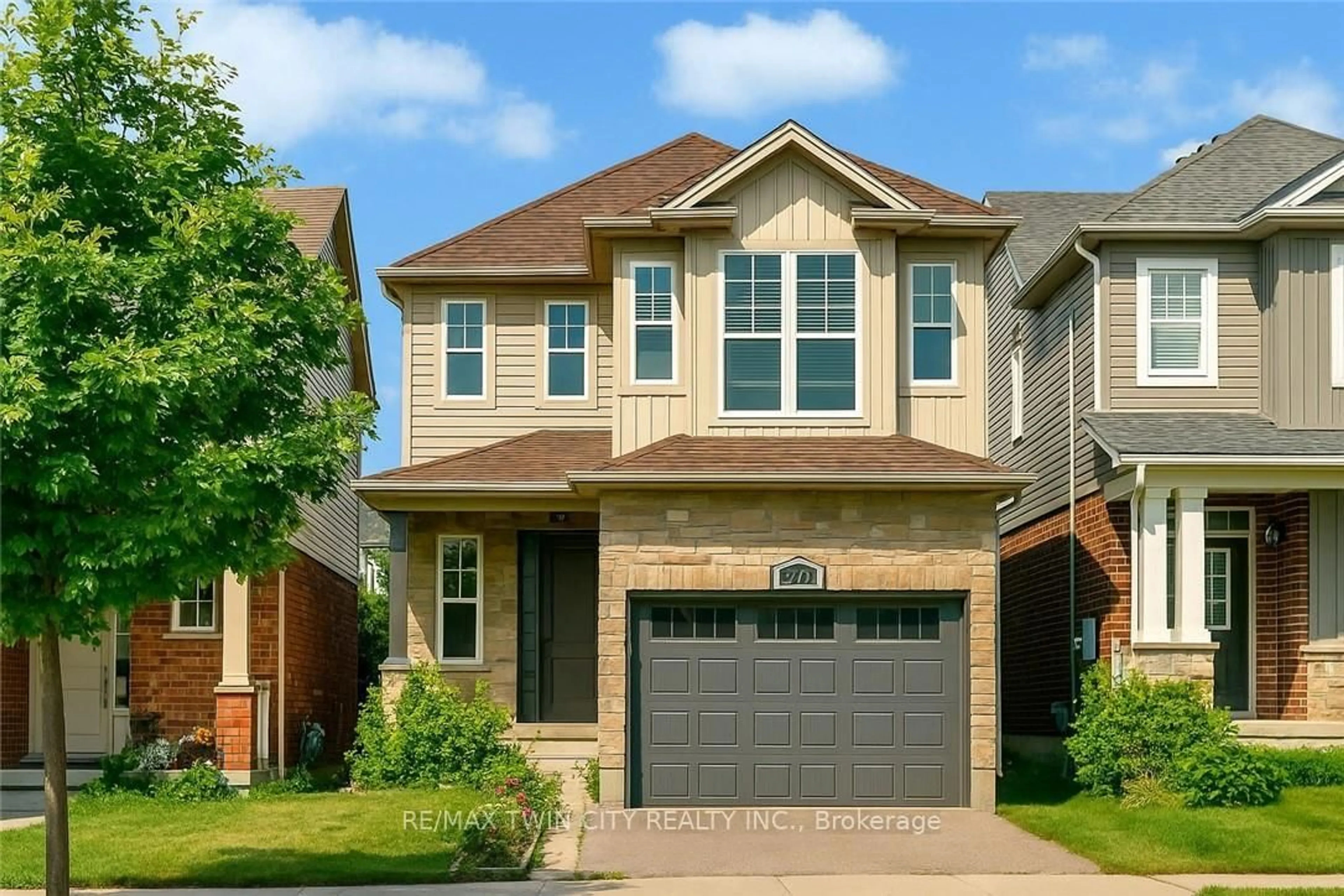 Home with brick exterior material, street for 182 Eden Oak Tr, Kitchener Ontario N2A 0H6