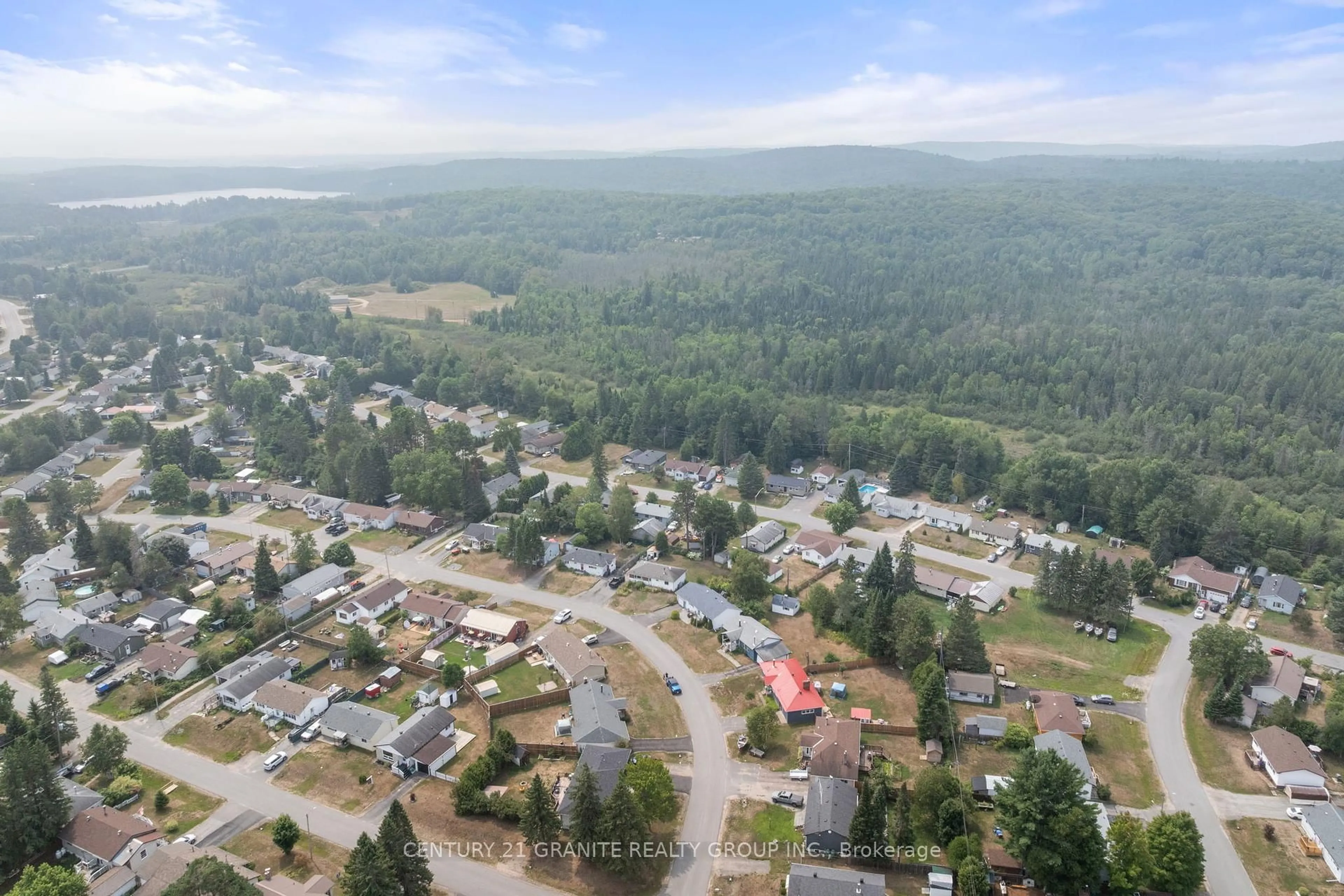 A pic from outside/outdoor area/front of a property/back of a property/a pic from drone, mountain view for 24 Great Oak St, Highlands East Ontario K0L 1M0