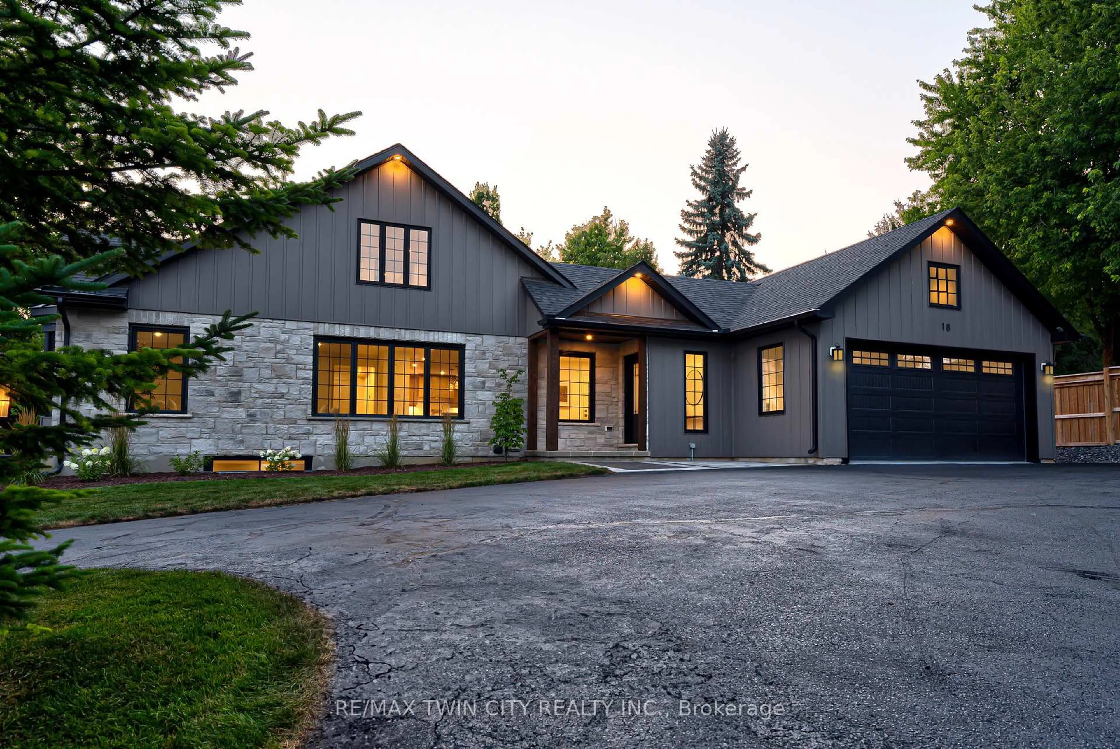 Home with brick exterior material, street for 18 Northside Dr, Woolwich Ontario N0B 2N0