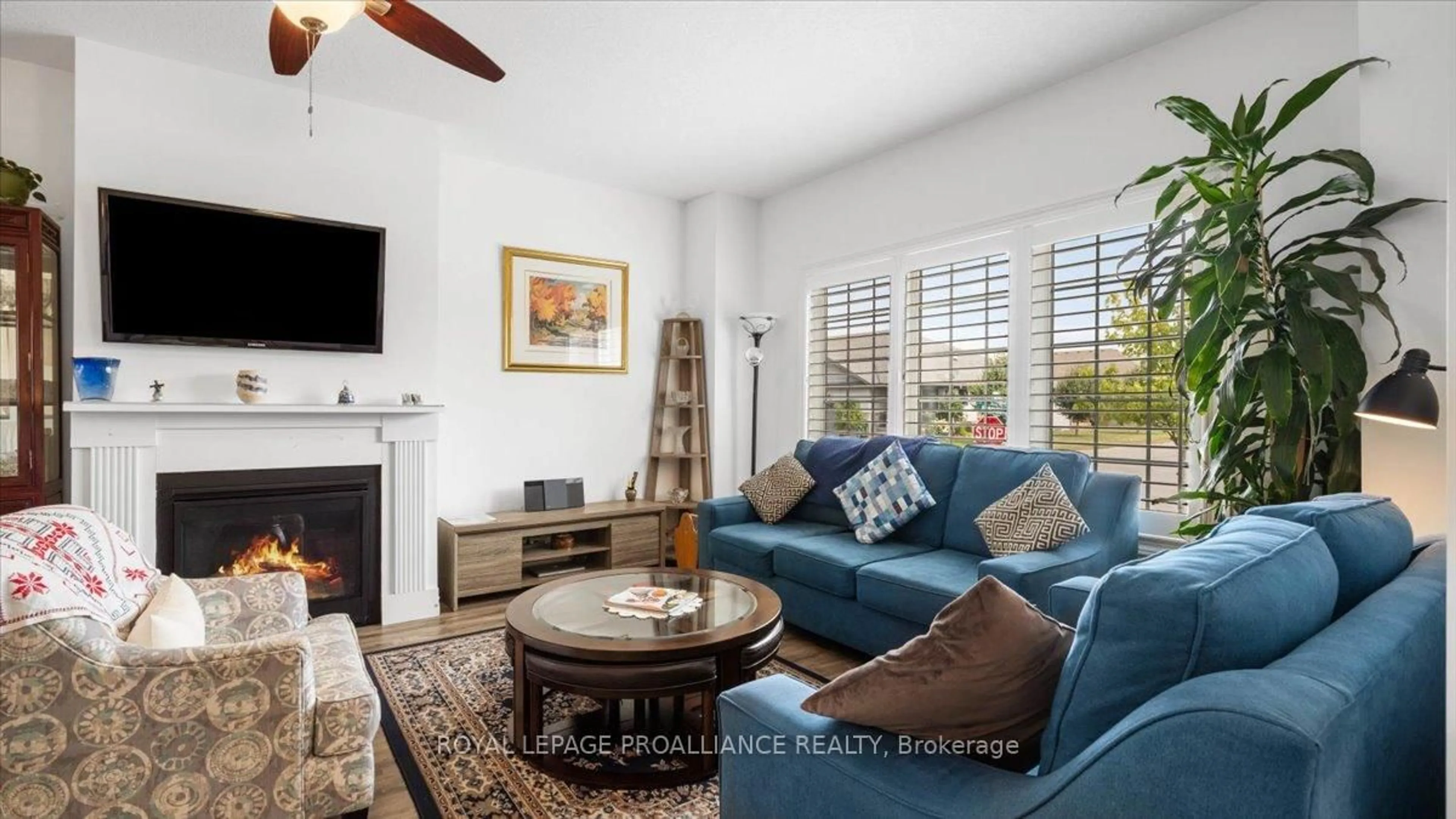 Living room with furniture, ceramic/tile floor for 74 Dorchester Dr, Prince Edward County Ontario K0K 3L0