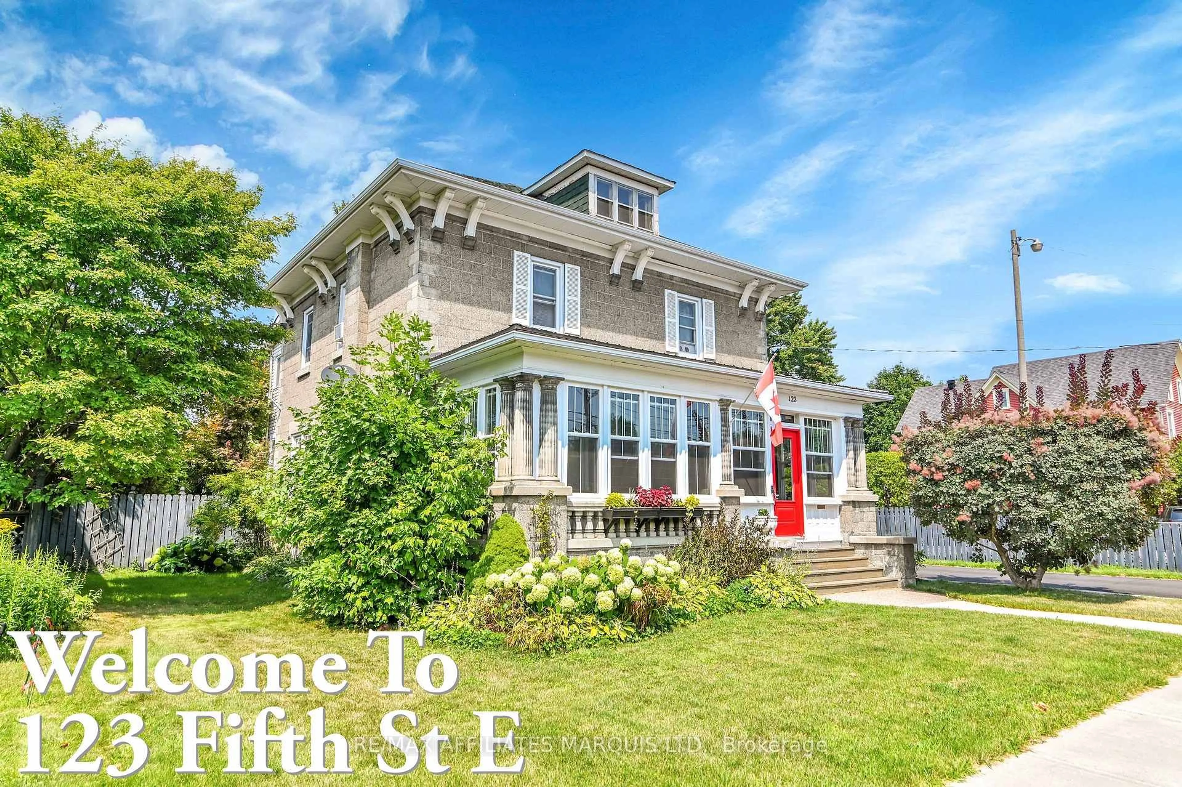Home with brick exterior material, street for 123 Fifth St, Cornwall Ontario K6H 2L6