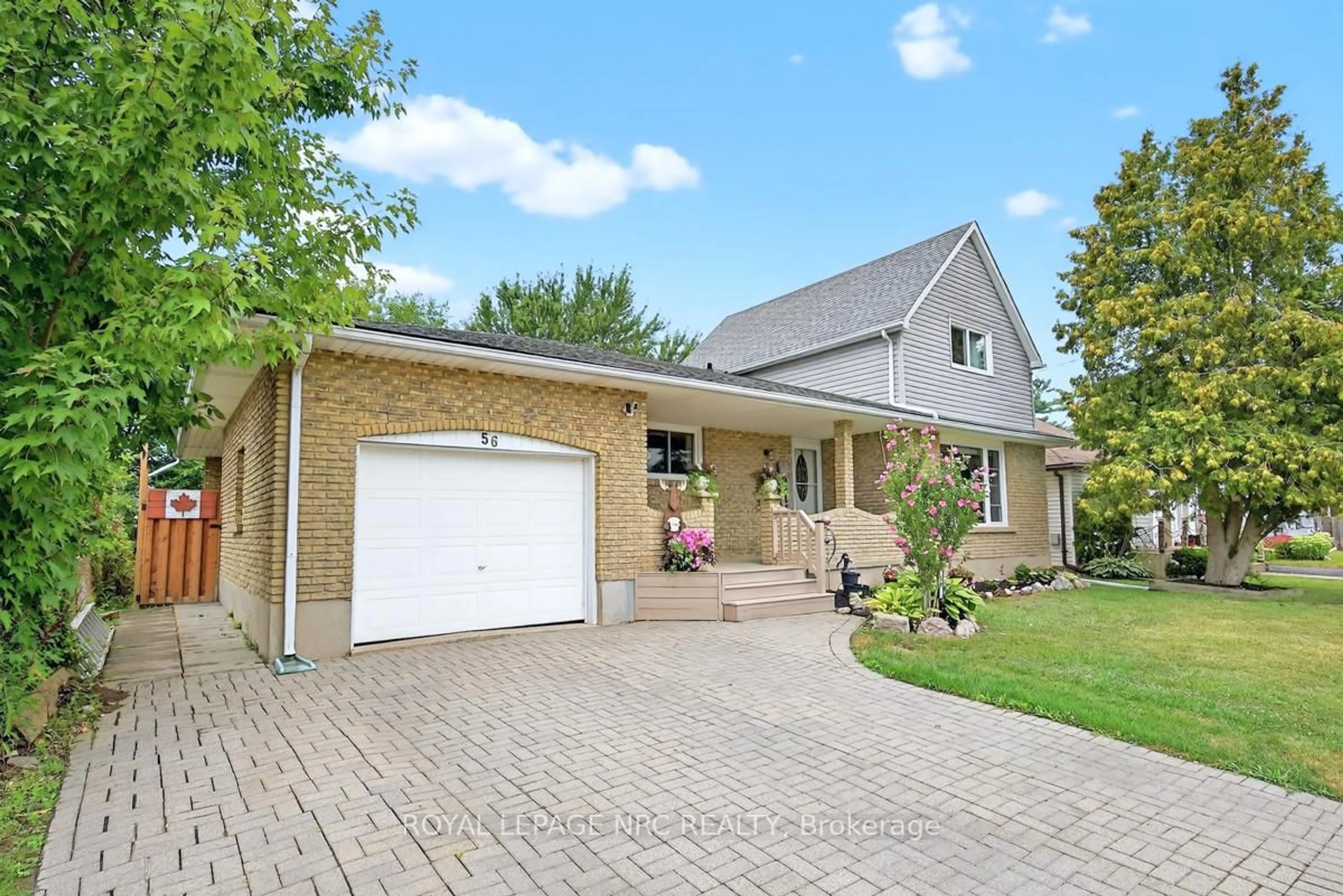 Home with brick exterior material, street for 56 SANTONE Ave, Welland Ontario L3C 2J4