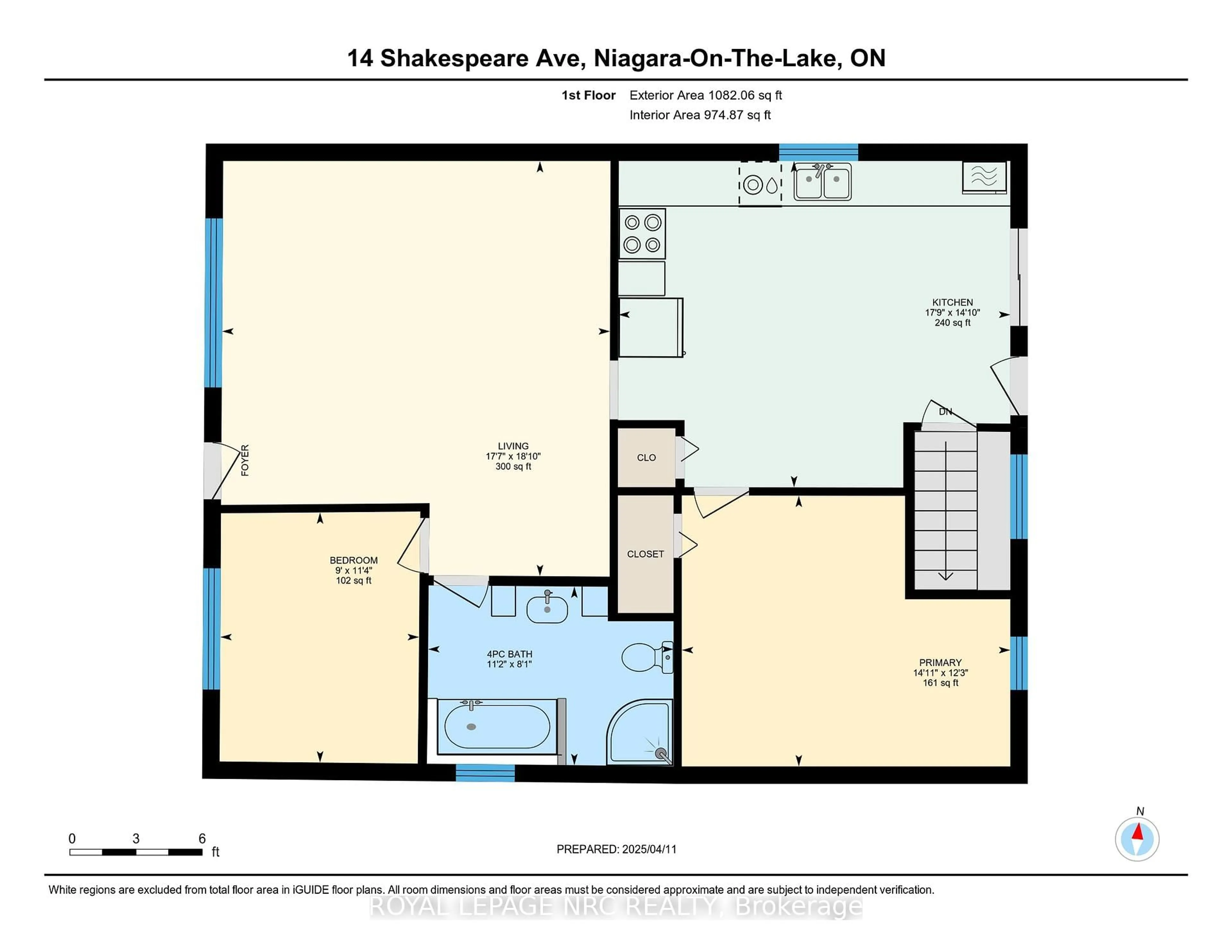 Floor plan for 14 Shakespeare Ave, Niagara-on-the-Lake Ontario L0S 1J0