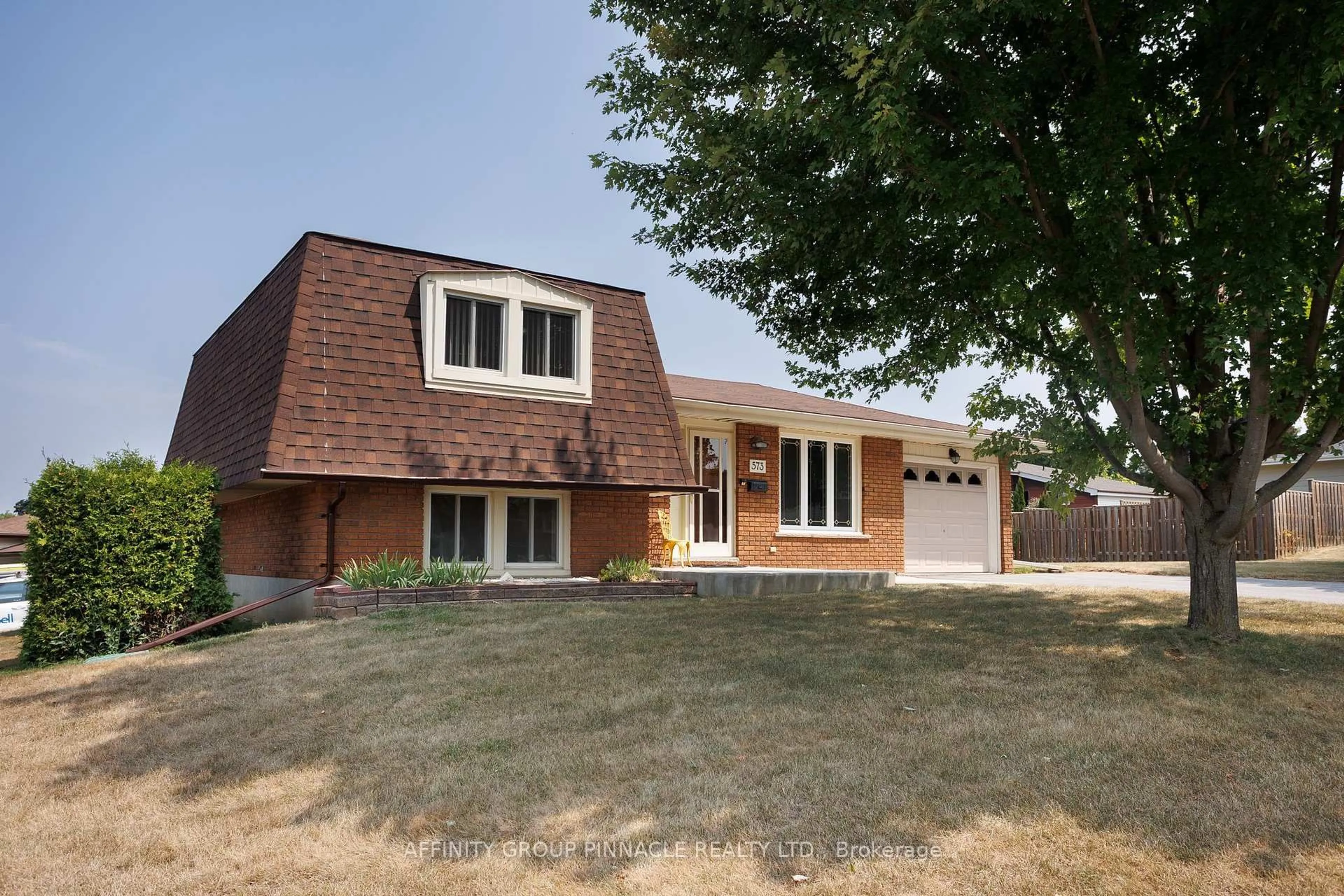 Home with brick exterior material, street for 573 Saugeen Cres, Peterborough South Ontario K9J 1J9