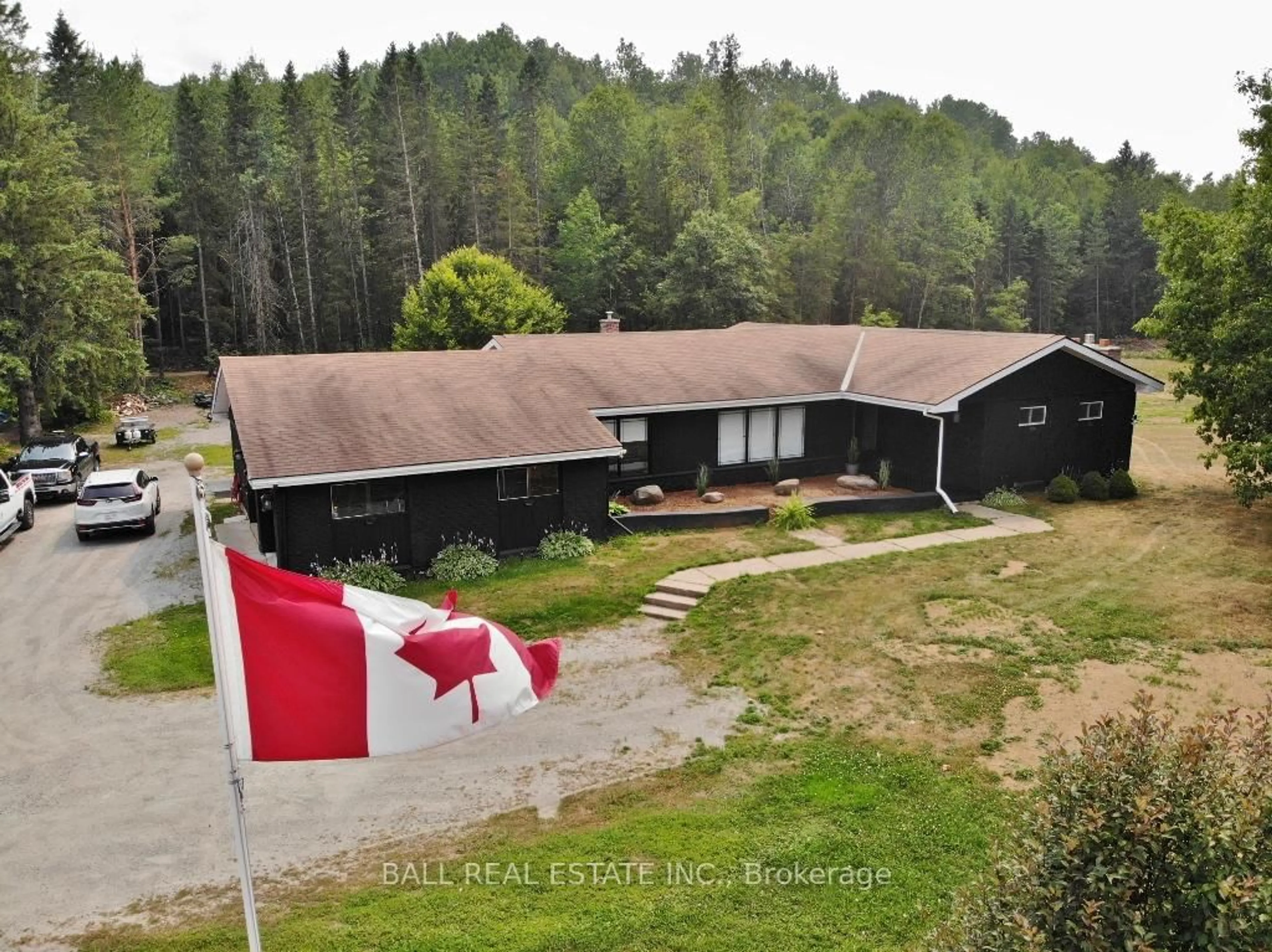 A pic from outside/outdoor area/front of a property/back of a property/a pic from drone, unknown for 20 Musclow-Greenview Rd, Bancroft Ontario K0L 1C0