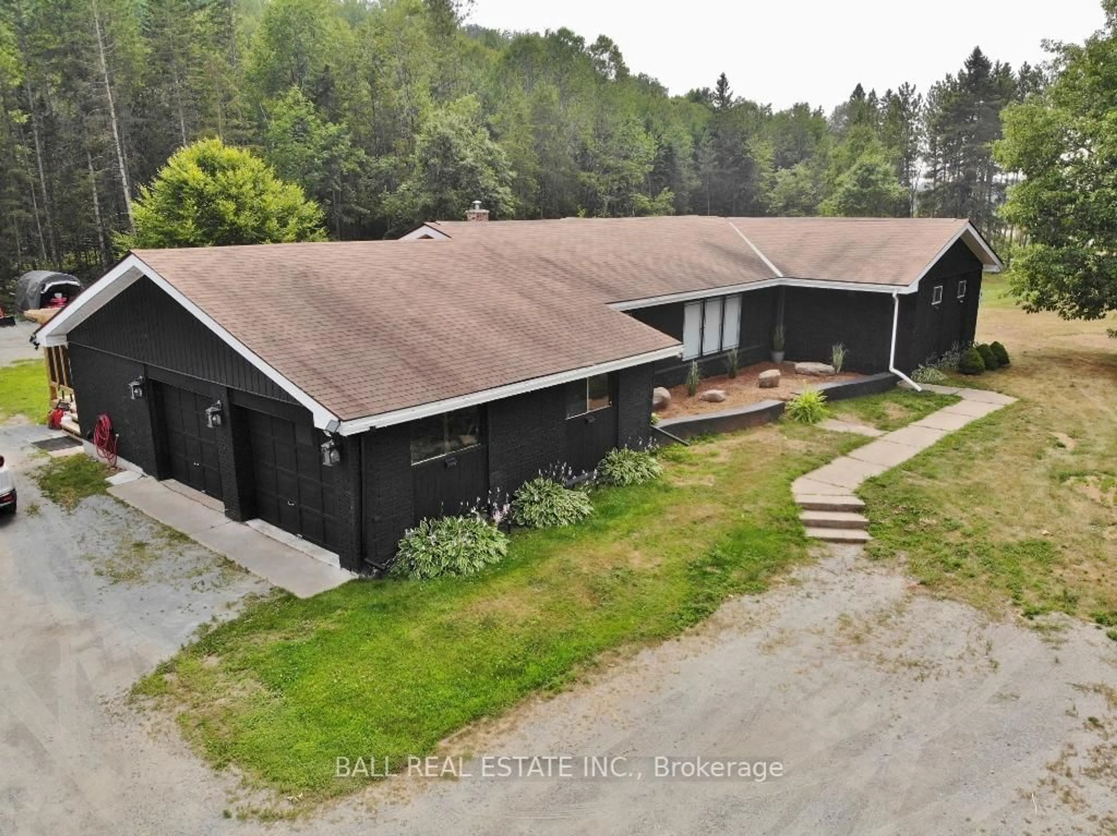 A pic from outside/outdoor area/front of a property/back of a property/a pic from drone, unknown for 20 Musclow-Greenview Rd, Bancroft Ontario K0L 1C0