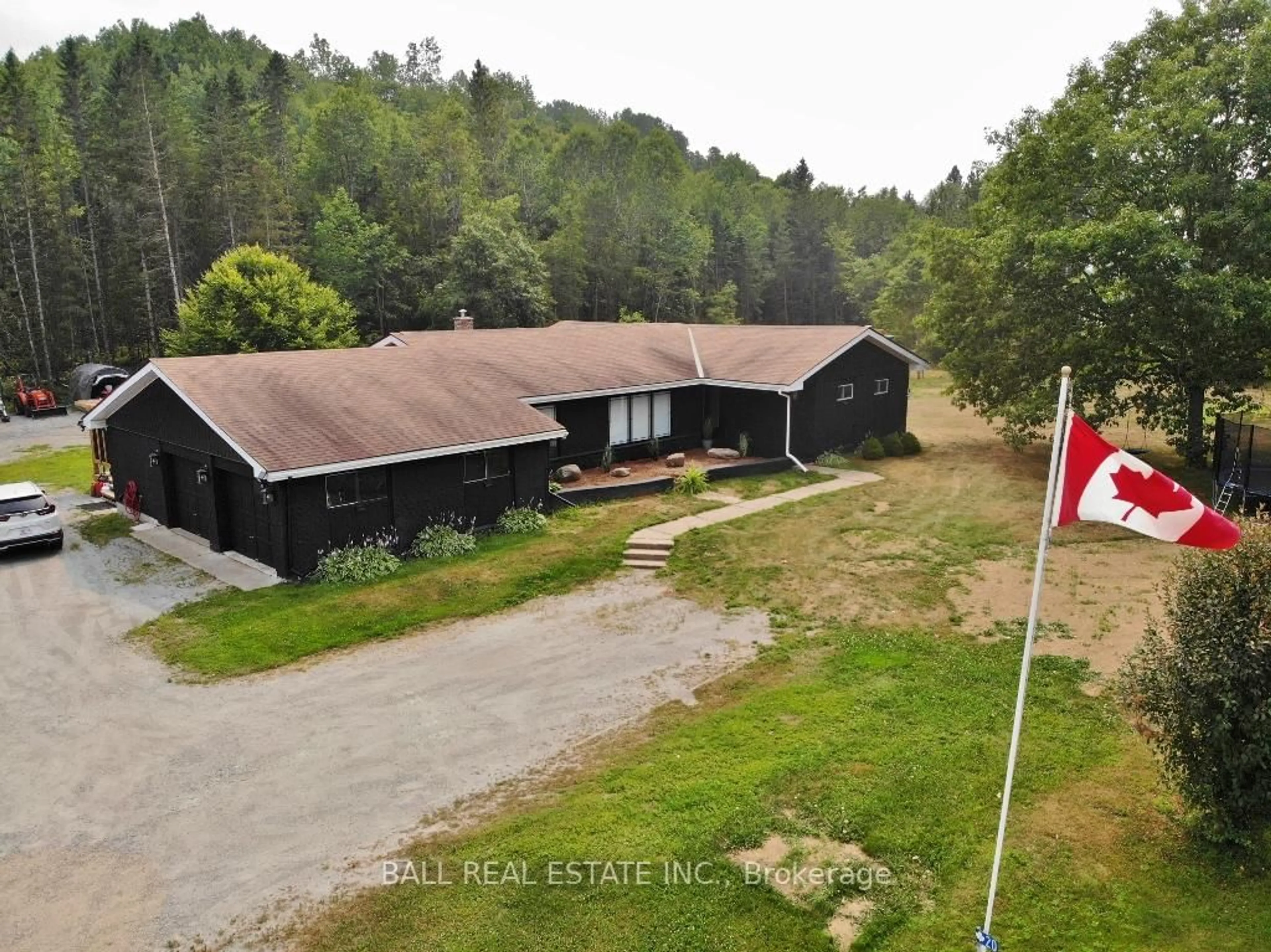 A pic from outside/outdoor area/front of a property/back of a property/a pic from drone, unknown for 20 Musclow-Greenview Rd, Bancroft Ontario K0L 1C0