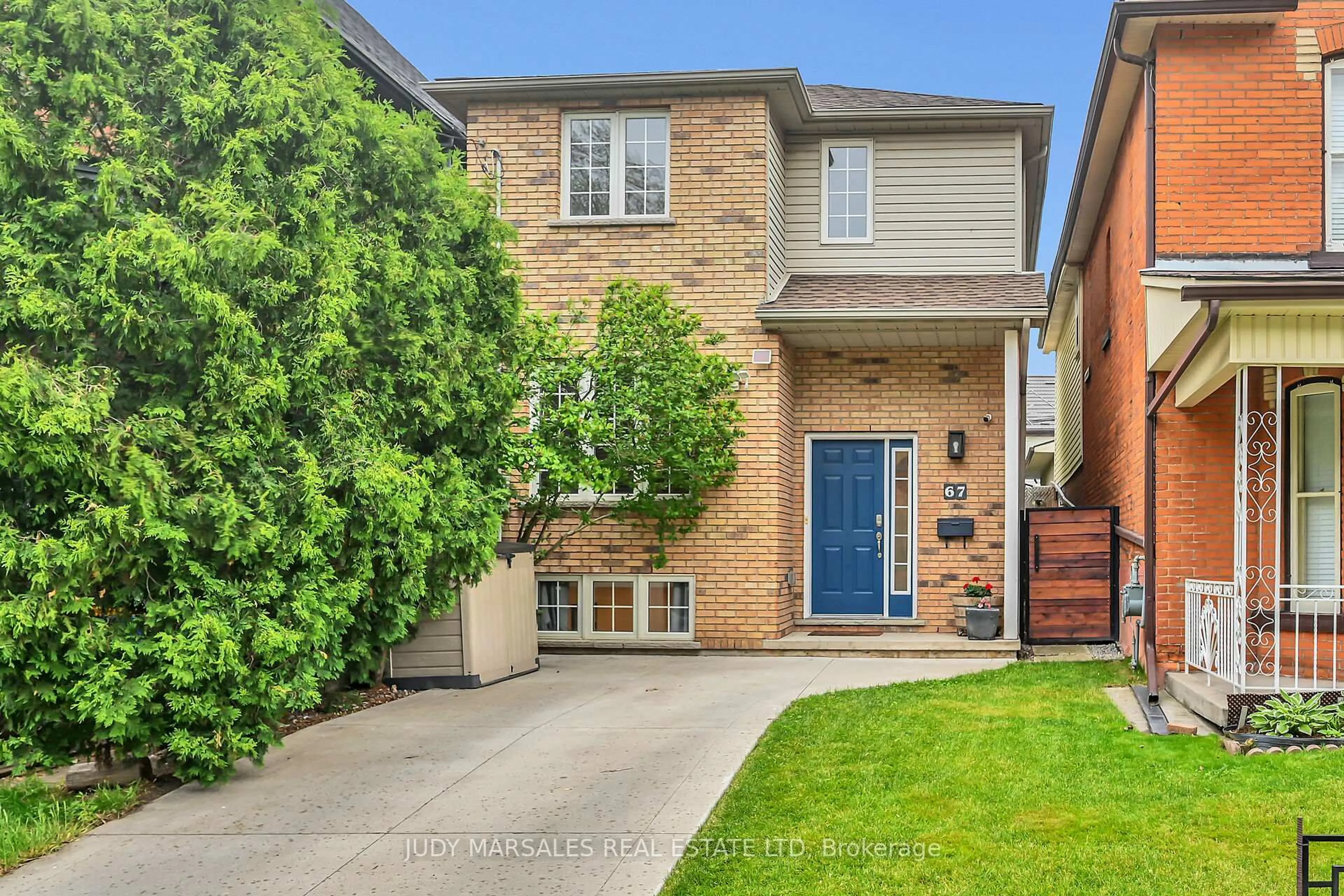 Home with brick exterior material, street for 67 Erie Ave, Hamilton Ontario L8N 2W5