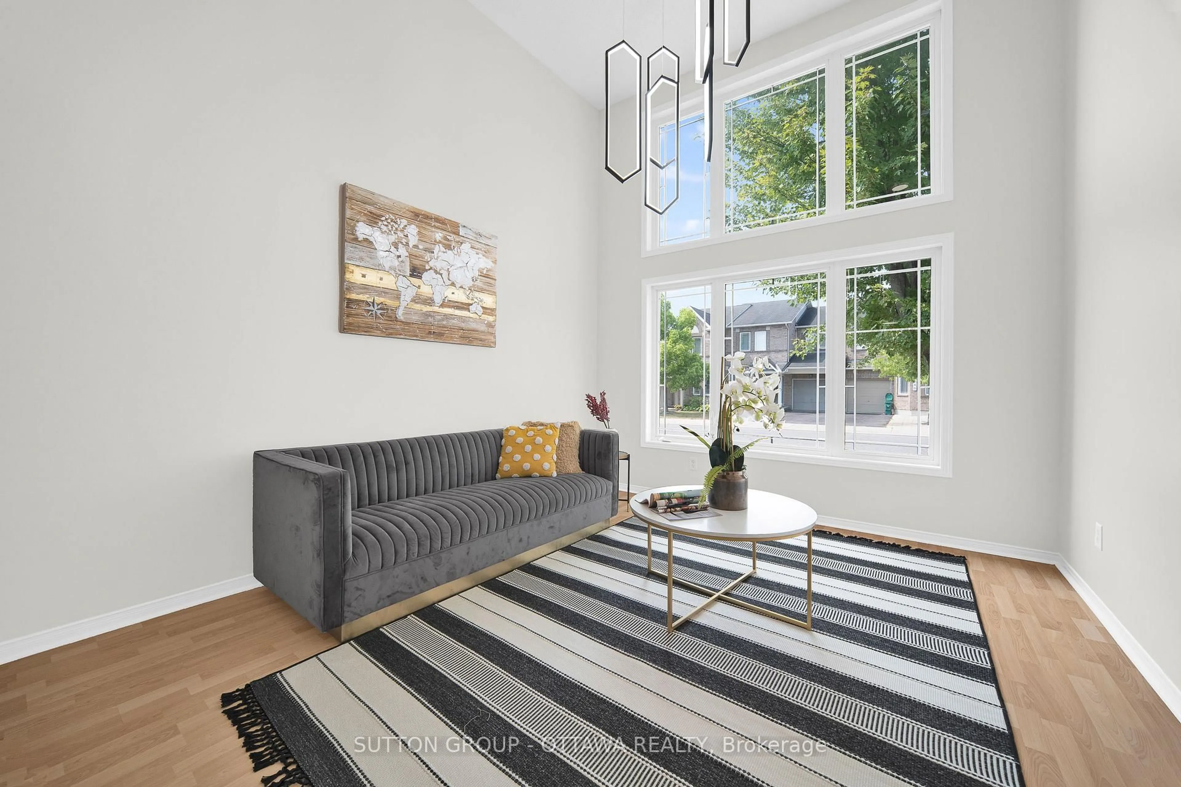 Living room with furniture, unknown for 145 Grovemont Dr, Ottawa Ontario K2G 6Z9