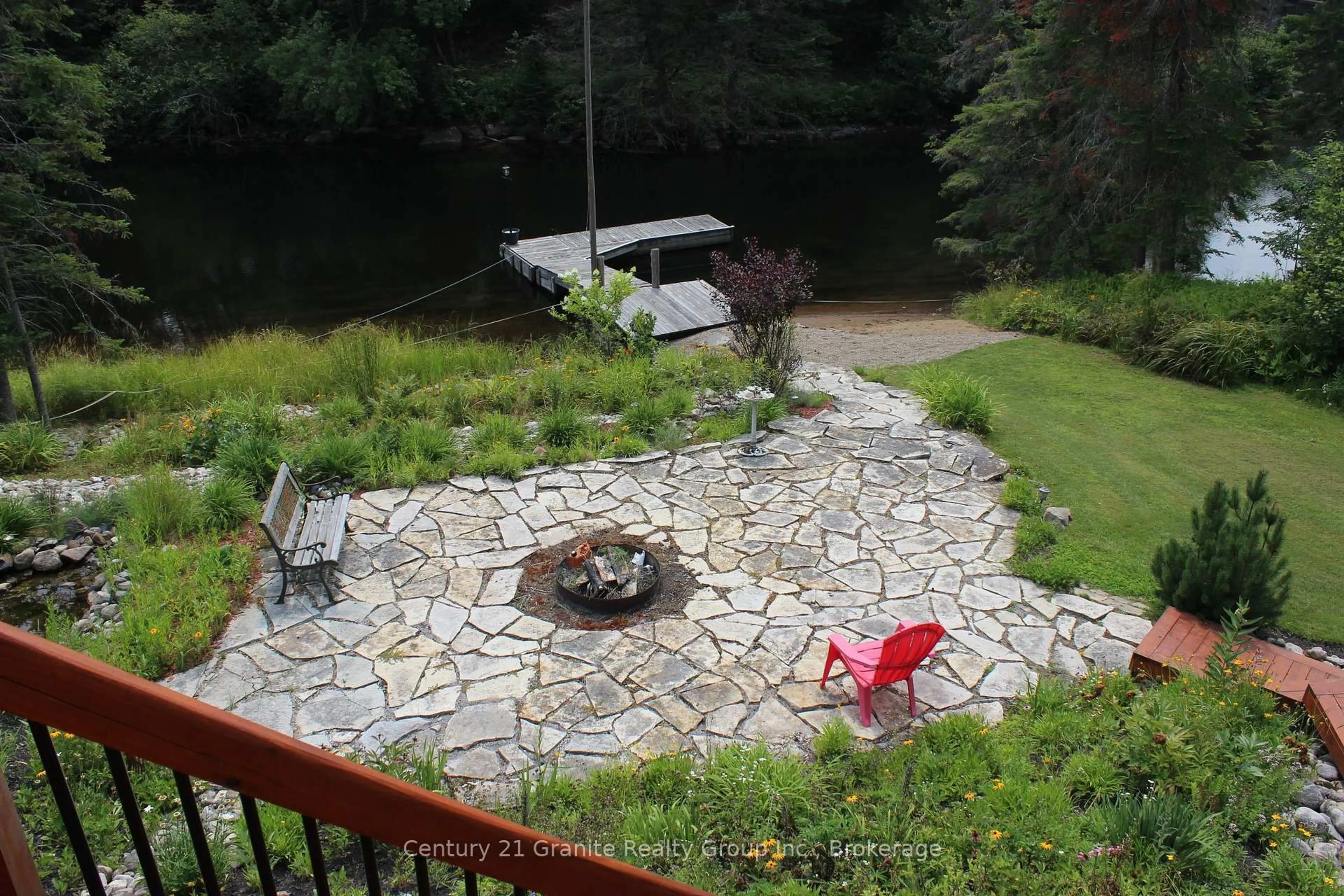 Patio, water/lake/river/ocean view for 1082 Green Lake Rd, Algonquin Highlands Ontario K0M 1J1