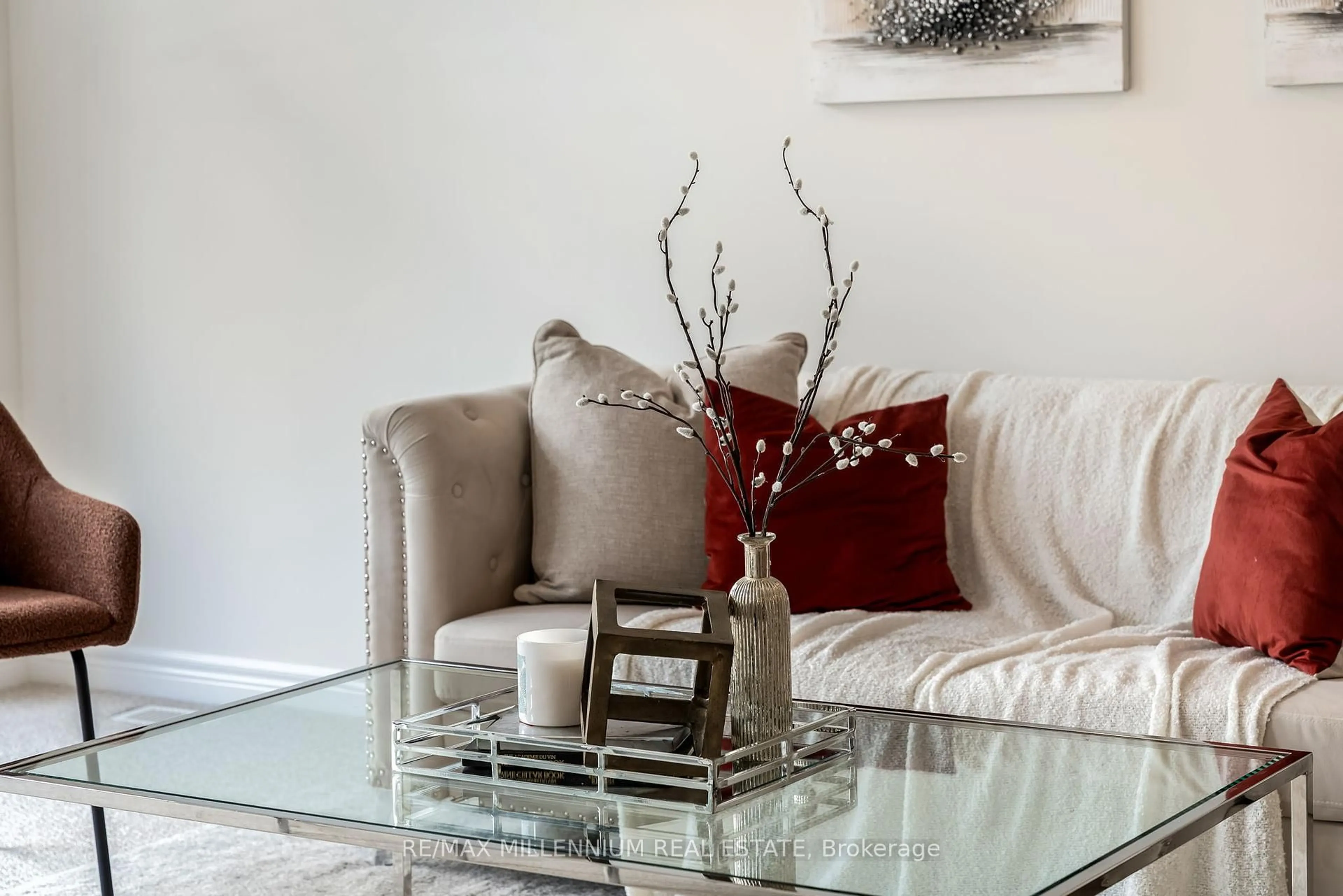 Living room with furniture, unknown for 77 Diana Ave #53, Brantford Ontario N3T 0R6