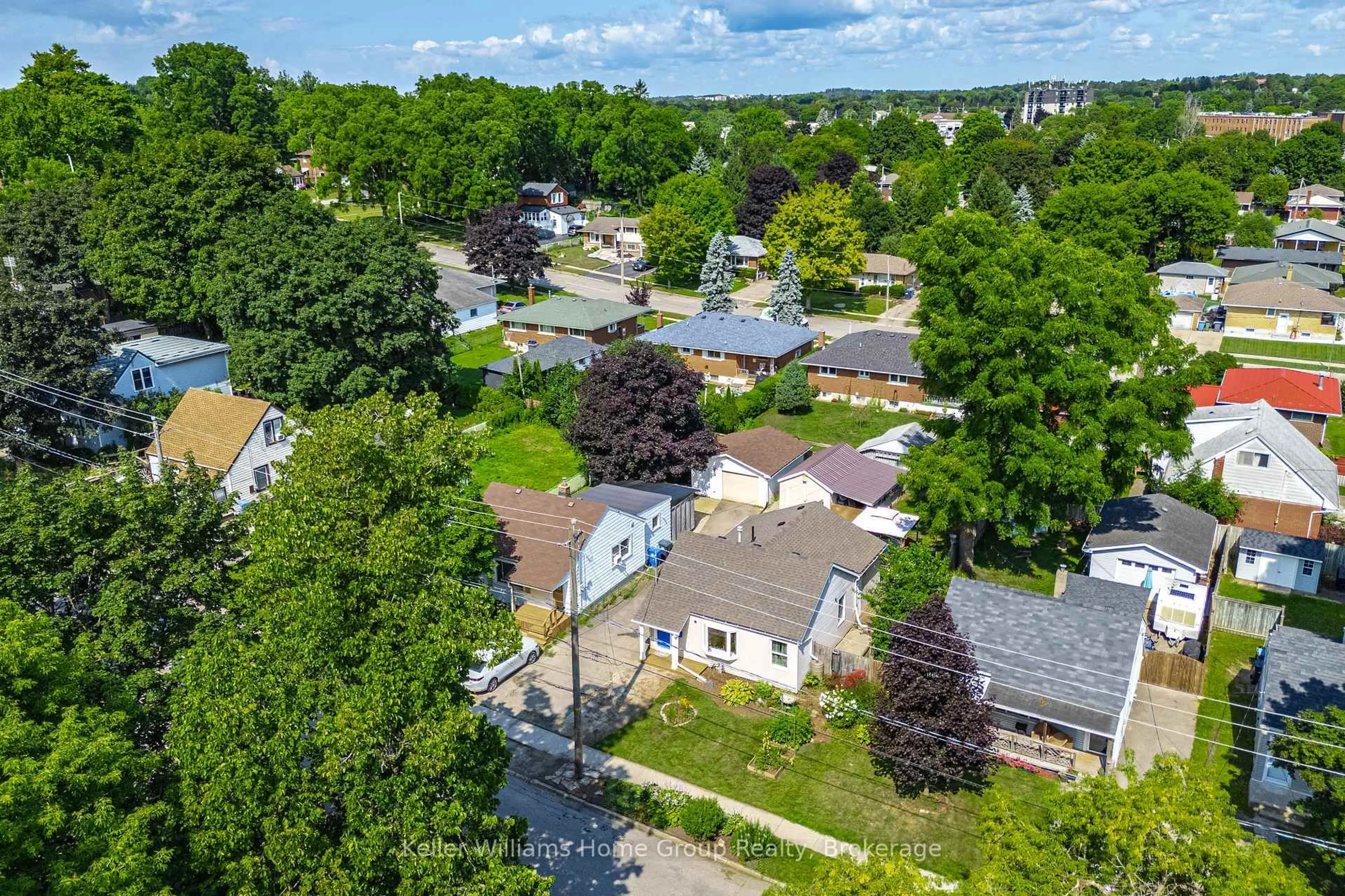 A pic from outside/outdoor area/front of a property/back of a property/a pic from drone, street for 20 Cassino Ave, Guelph Ontario N1E 2H8
