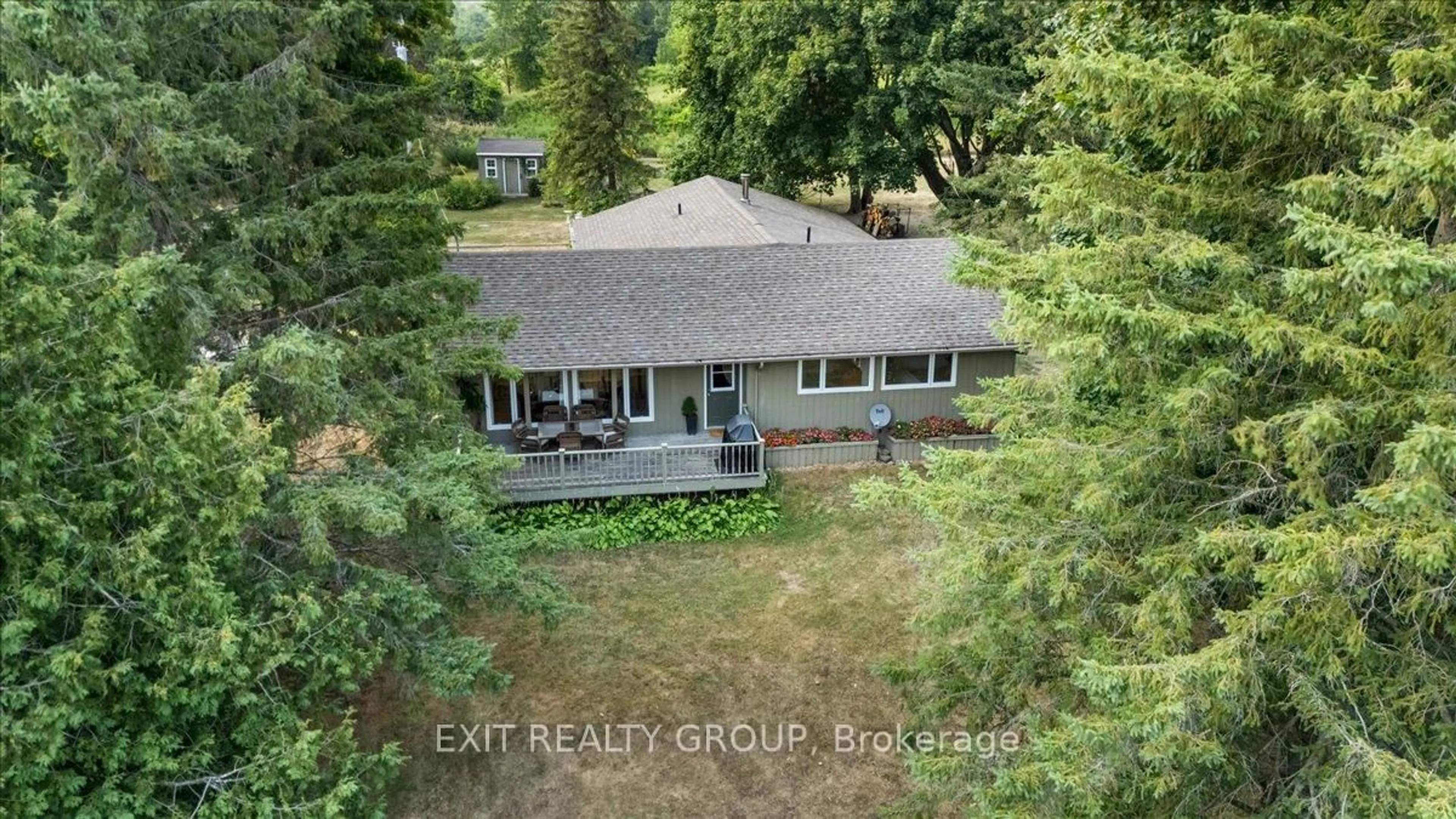 A pic from outside/outdoor area/front of a property/back of a property/a pic from drone, water/lake/river/ocean view for 200 A Boundary Rd, Belleville Ontario K0K 2Y0