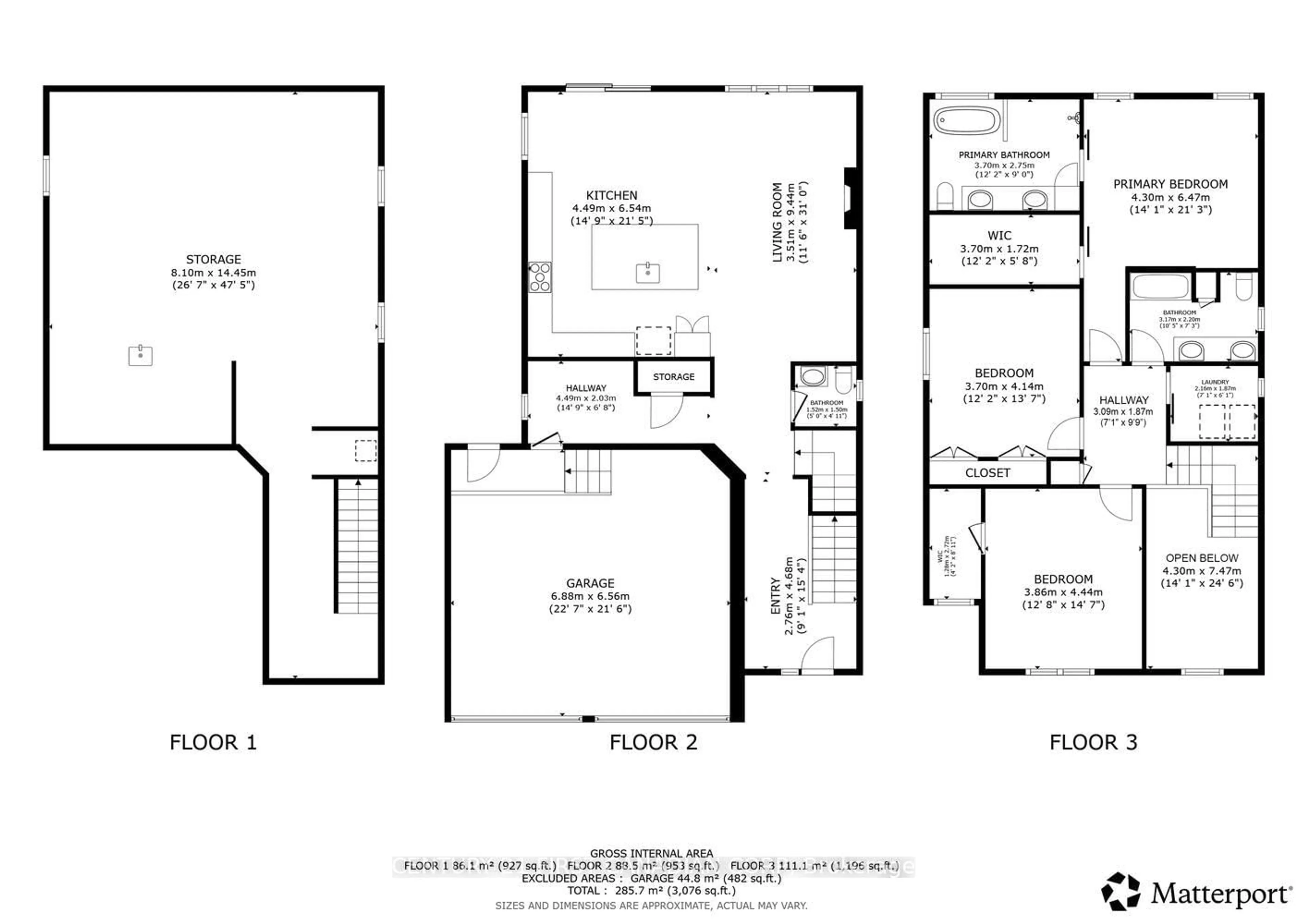 Floor plan for 1907 Fountain Grass Dr, London South Ontario N6K 0M2