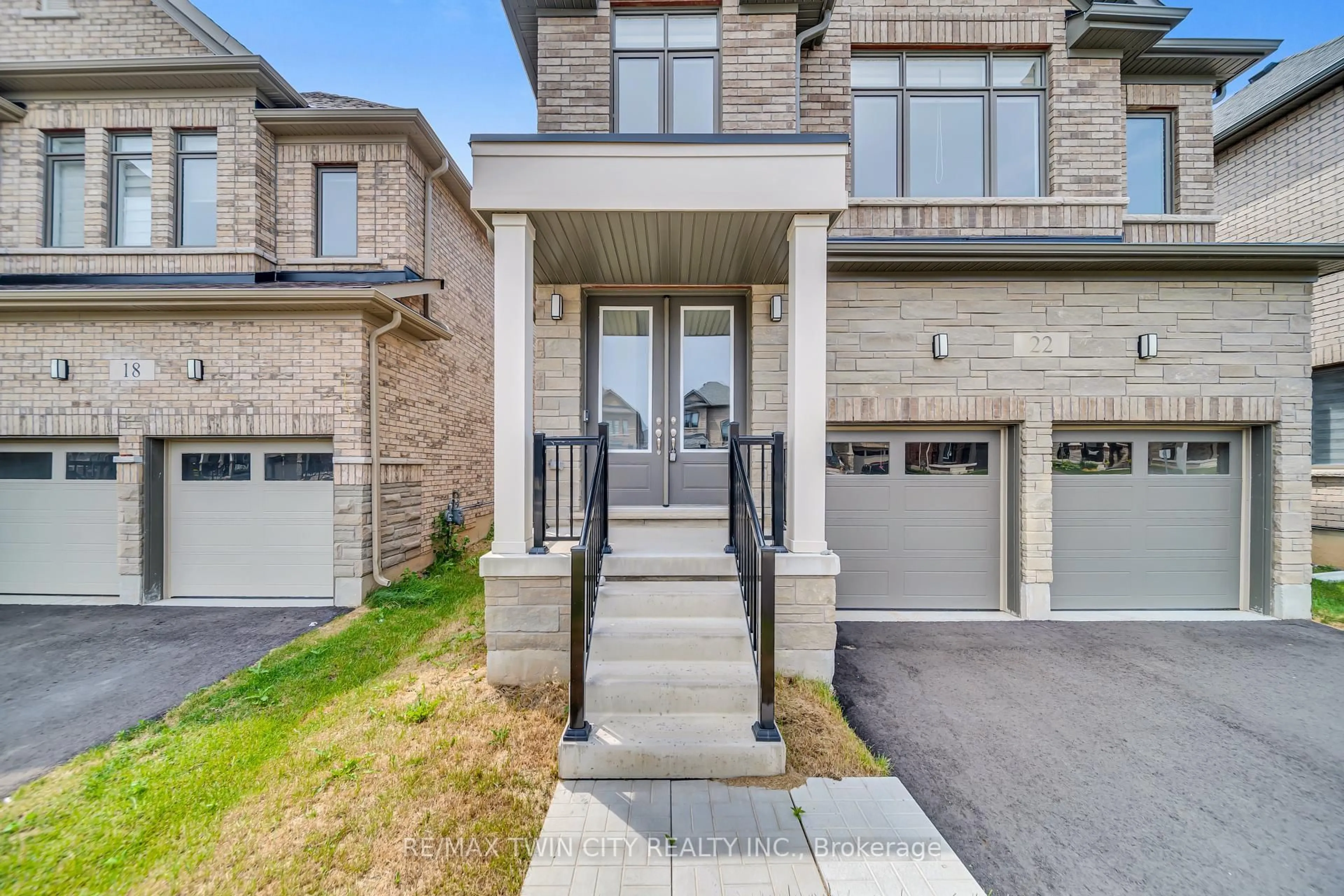 Home with brick exterior material, street for 22 Prince Philip Blvd, North Dumfries Ontario N0B 1E0
