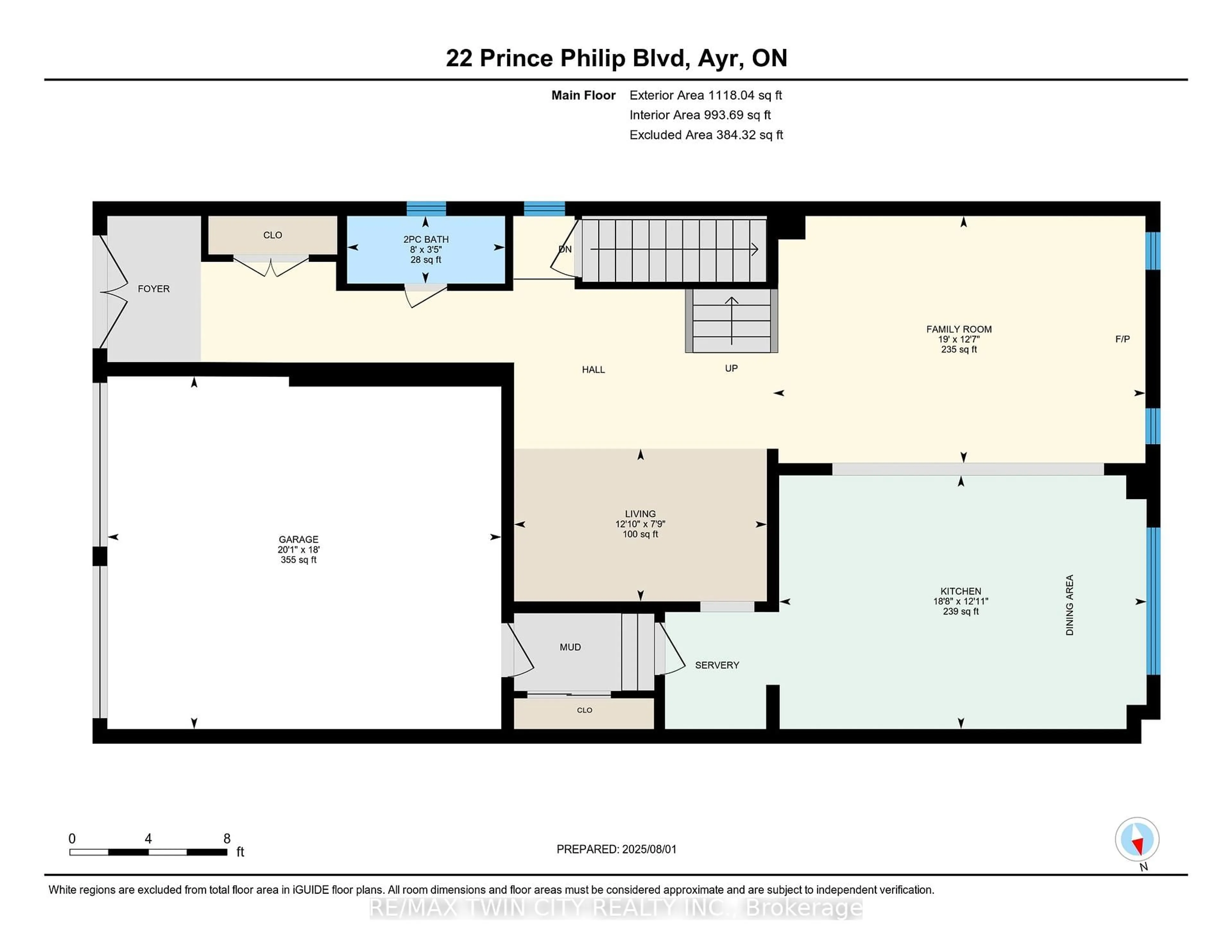 Floor plan for 22 Prince Philip Blvd, North Dumfries Ontario N0B 1E0