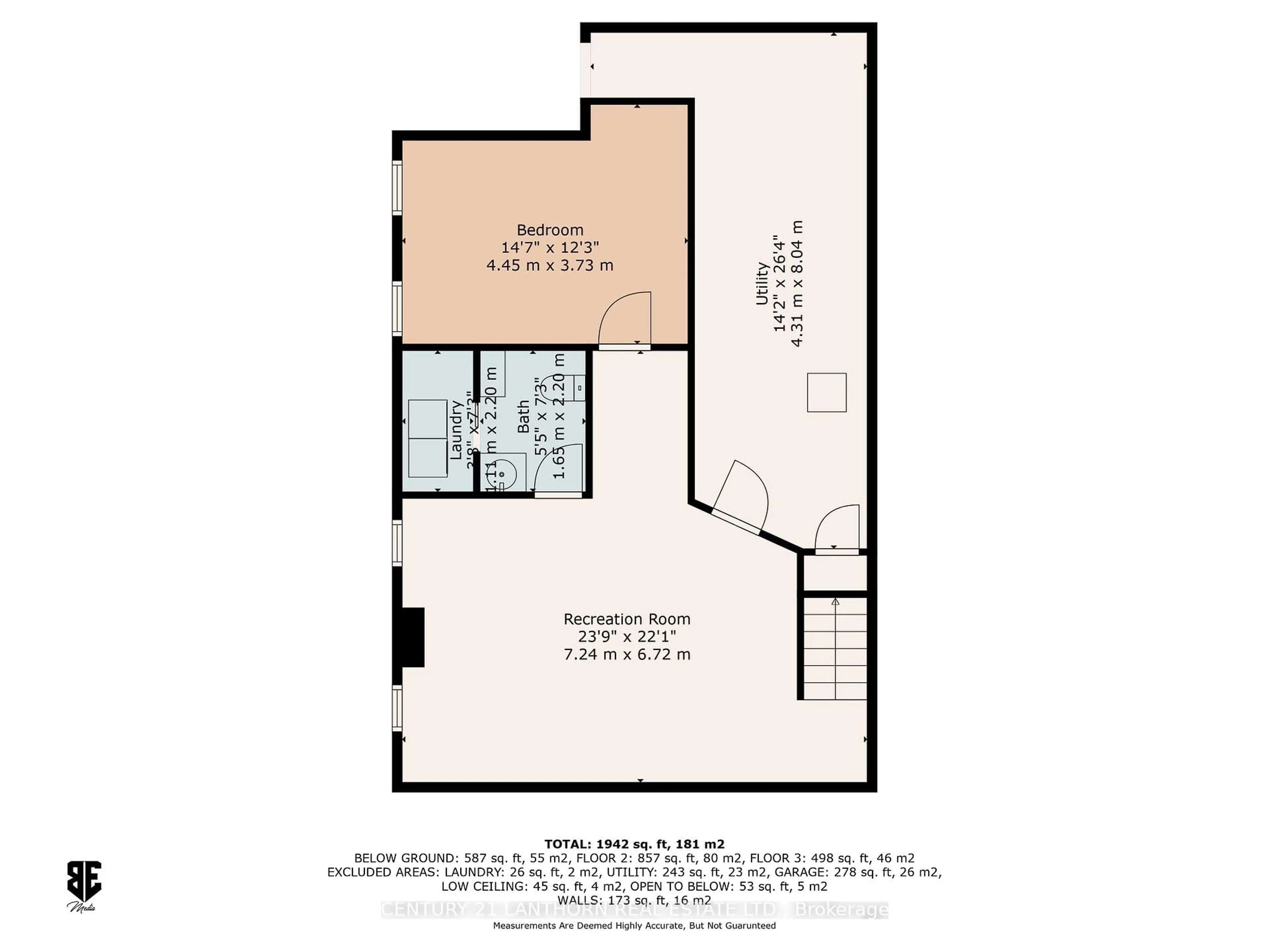 Floor plan for 25 Empire Blvd, Brighton Ontario K0K 1H0
