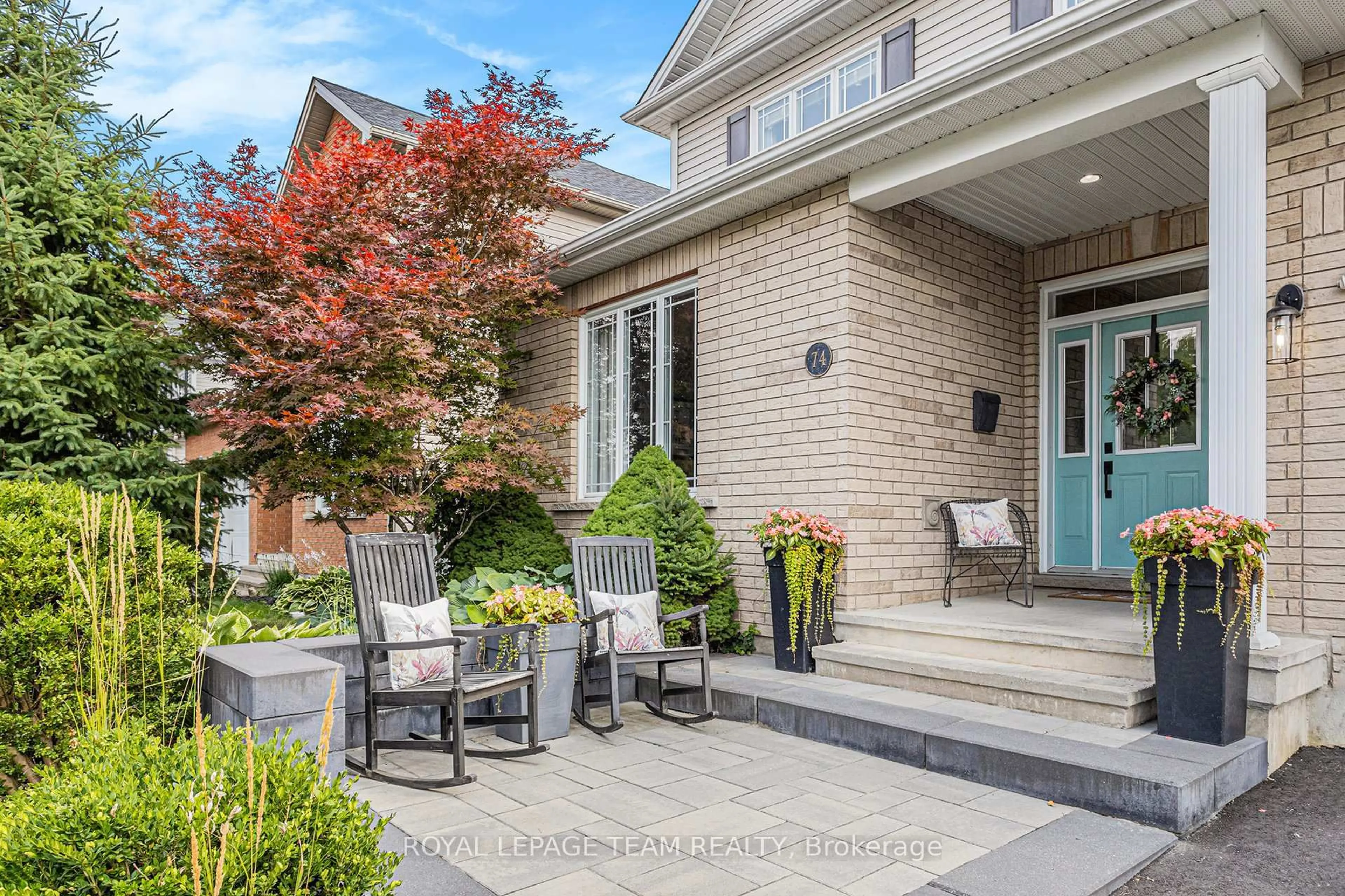 Home with brick exterior material, street for 74 Harry Douglas Dr, Ottawa Ontario K2S 1Z4