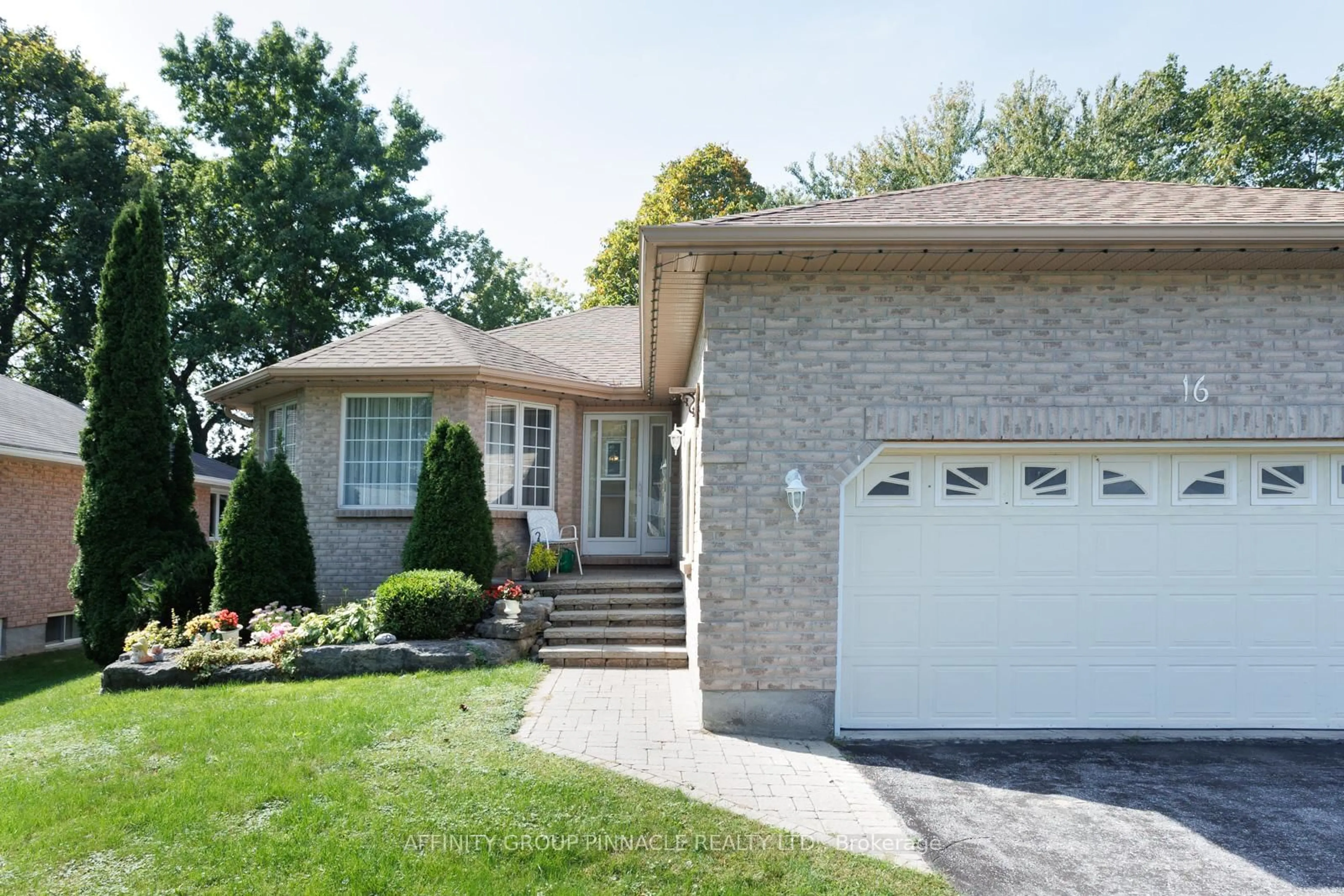 Home with brick exterior material, street for 16 Hillview Dr, Kawartha Lakes Ontario K0M 1A0