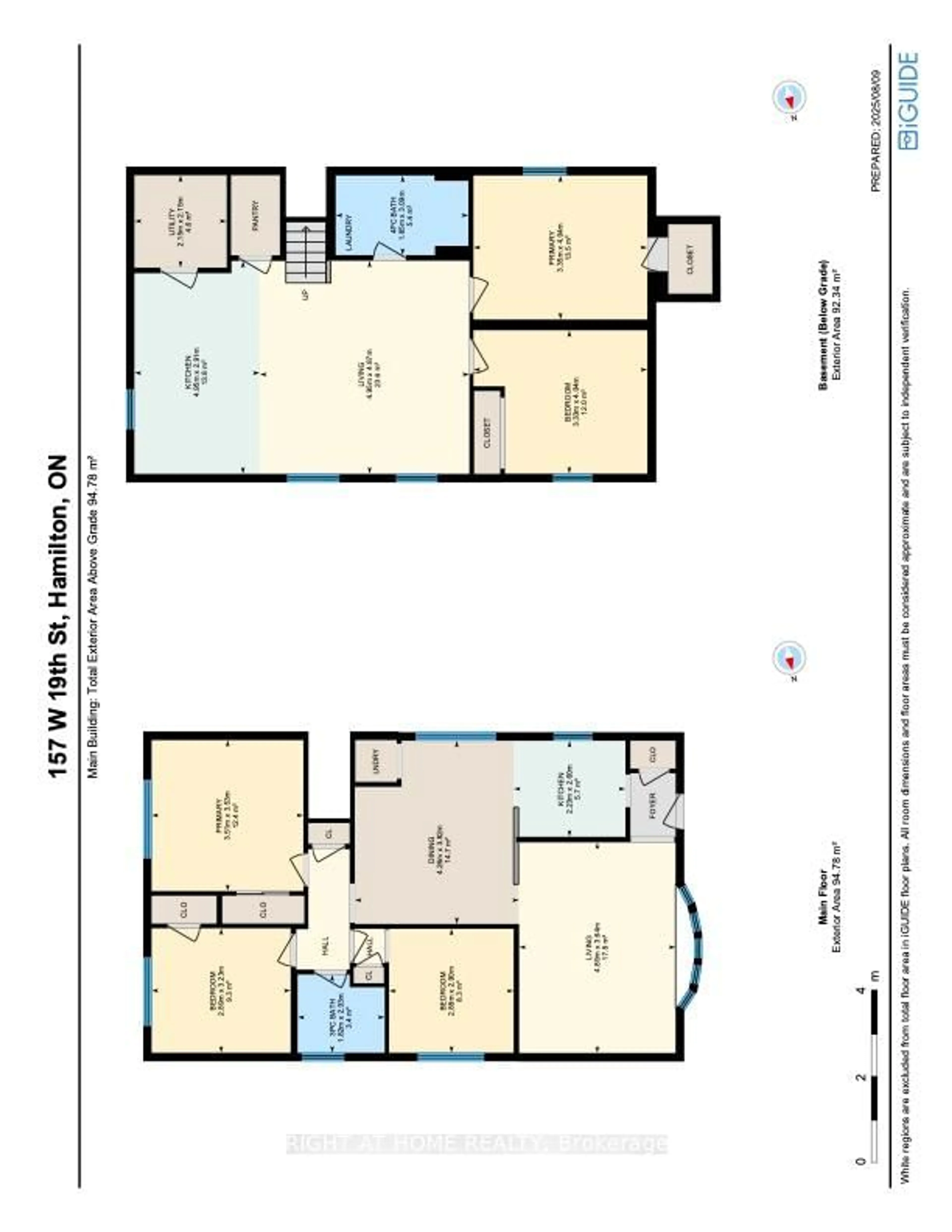 Floor plan for 157 West 19th St, Hamilton Ontario L9C 4H9