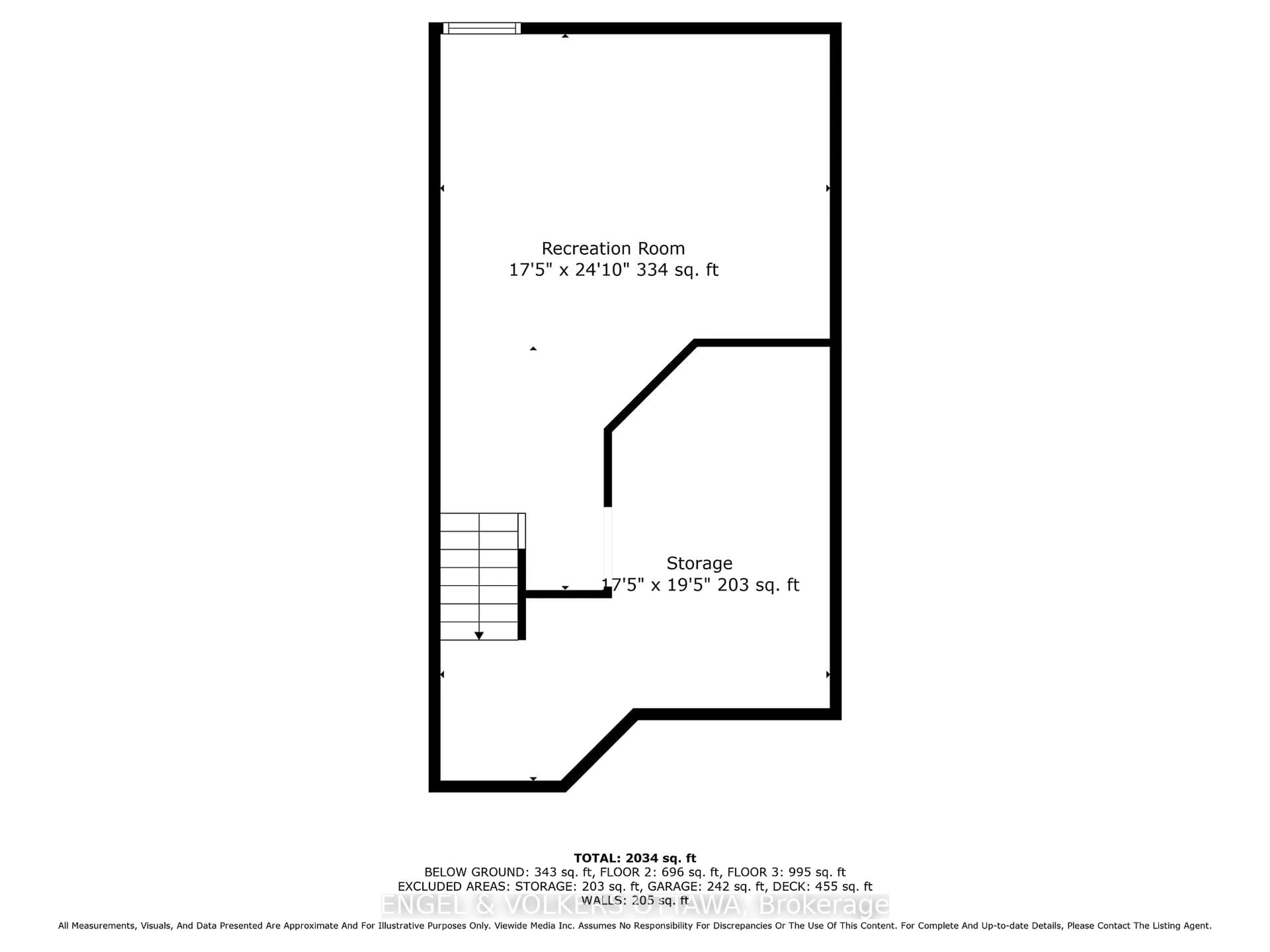 Floor plan for 627 Egret Way, Ottawa Ontario K2J 6K9