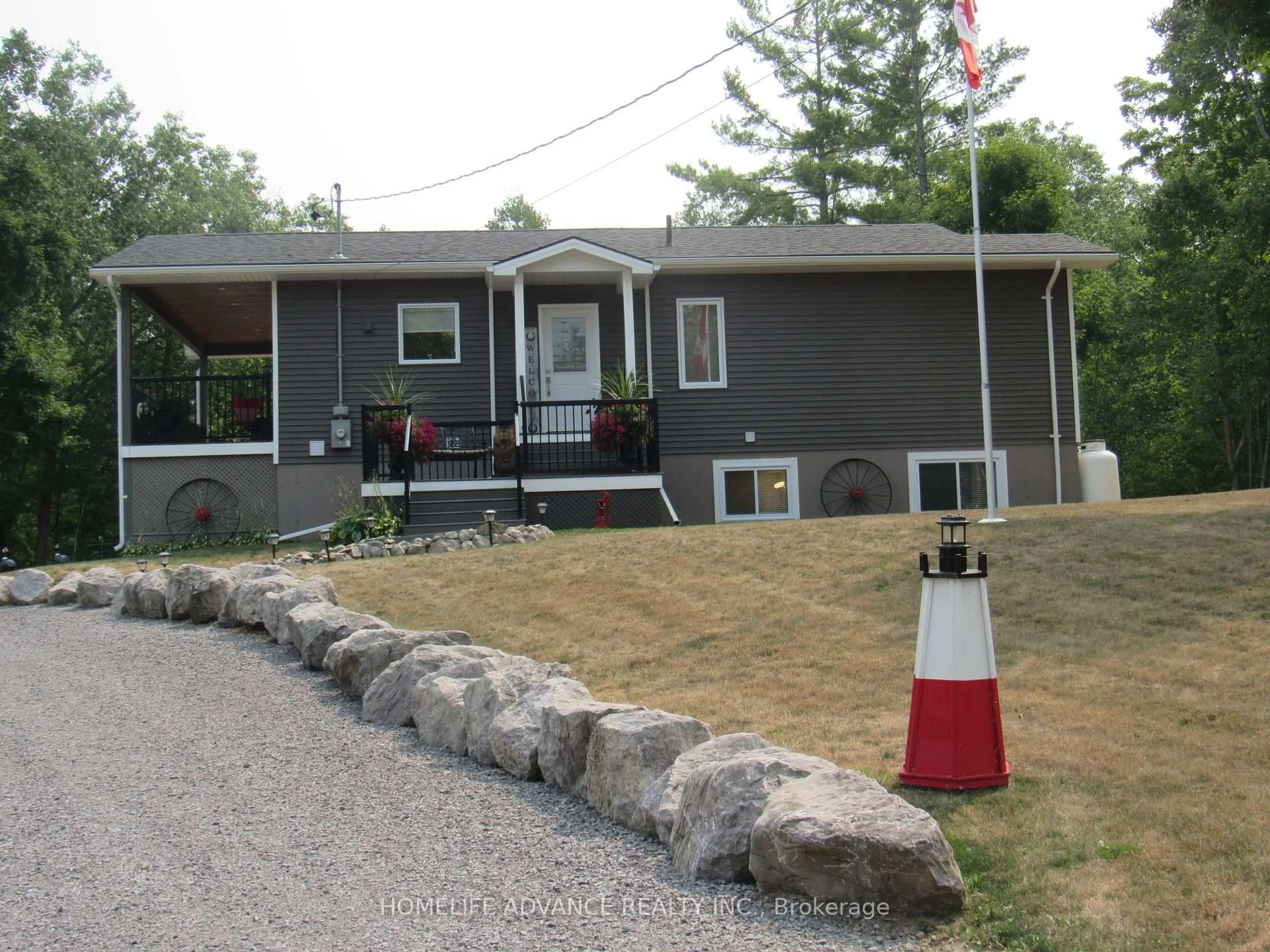 Home with vinyl exterior material, street for 2995 12th Line, Trent Hills Ontario K0K 2M0