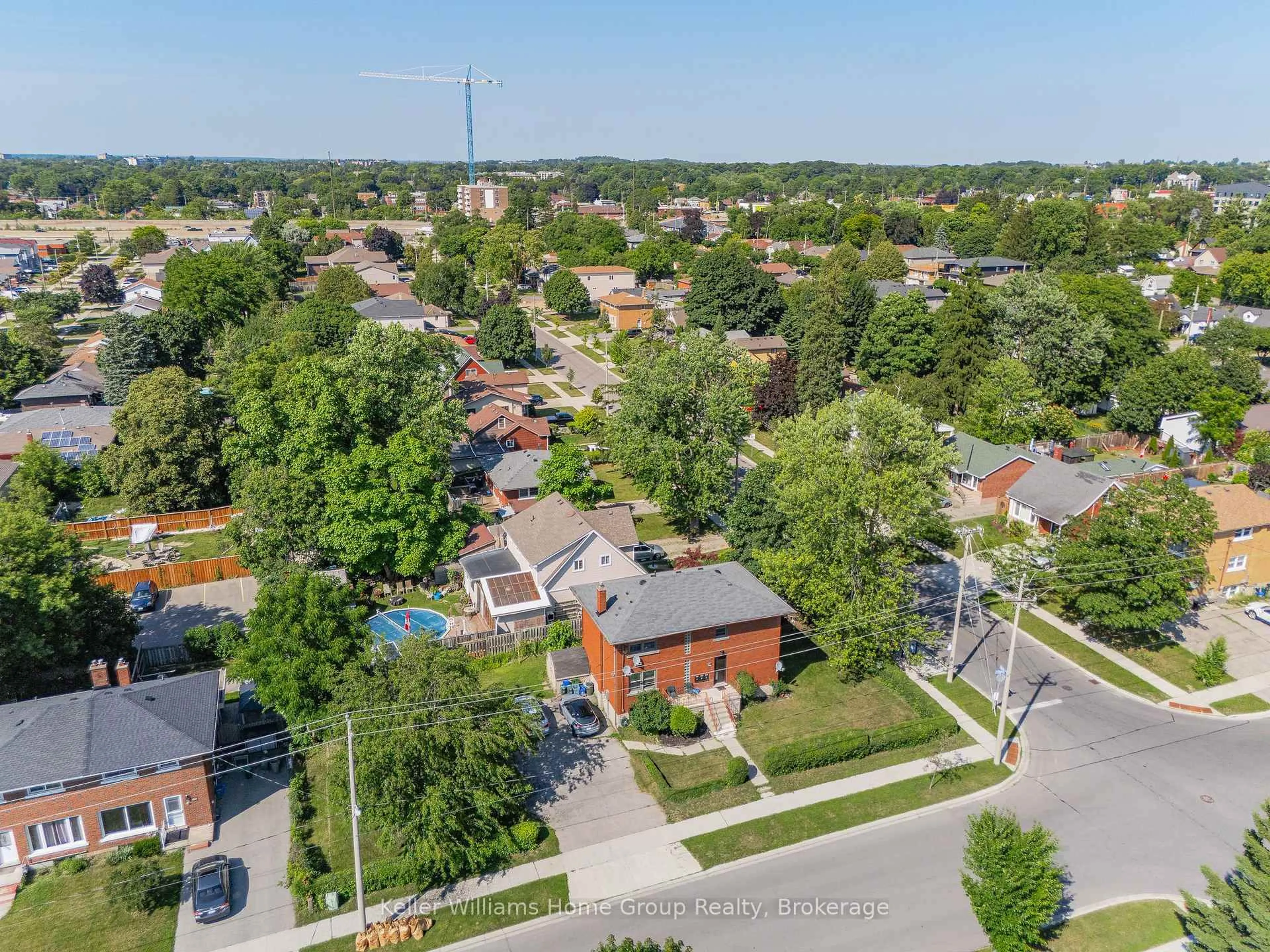 A pic from outside/outdoor area/front of a property/back of a property/a pic from drone, street for 228A Connaught St, Kitchener Ontario N2C 1B3