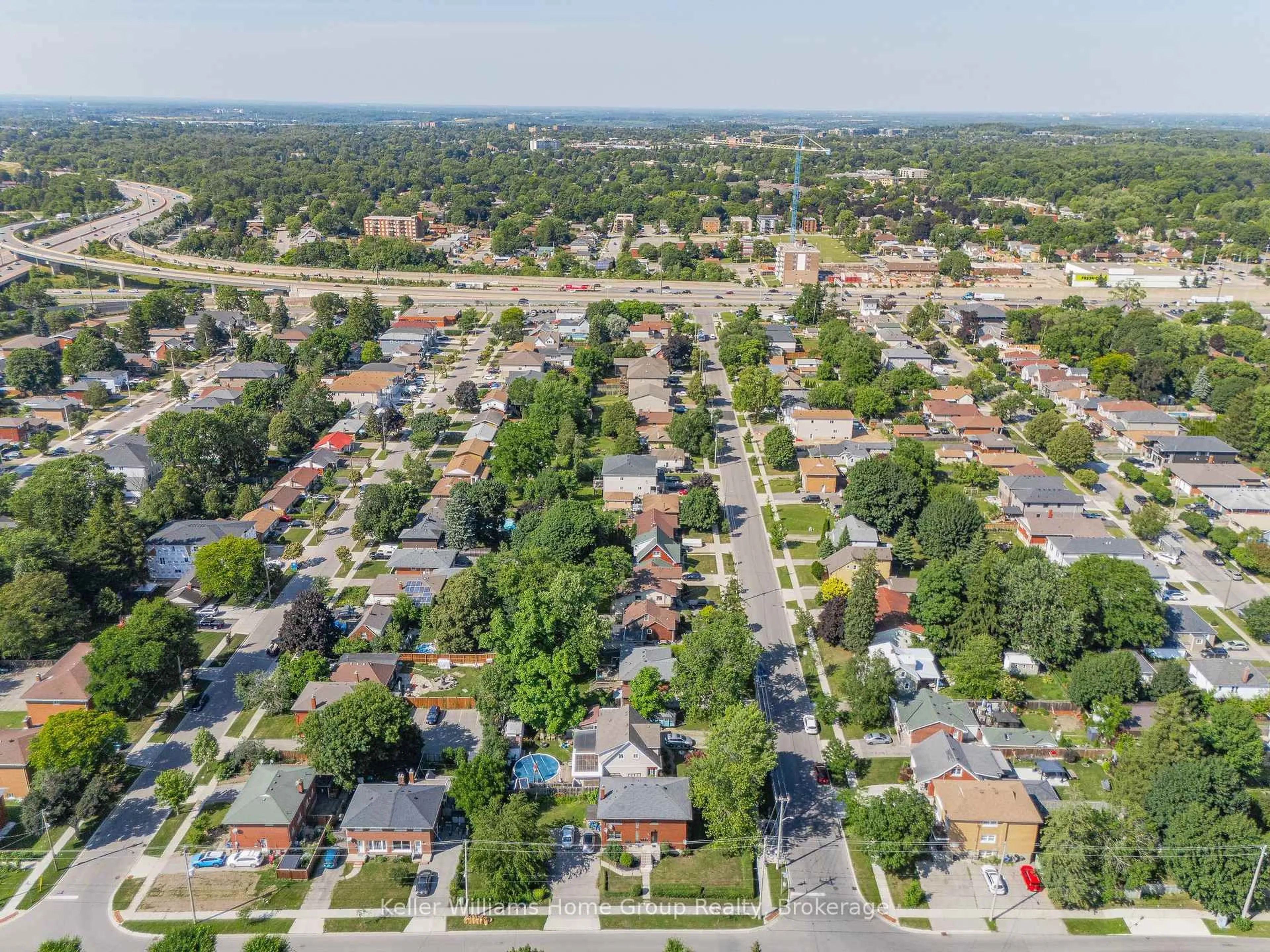 A pic from outside/outdoor area/front of a property/back of a property/a pic from drone, street for 228A Connaught St, Kitchener Ontario N2C 1B3