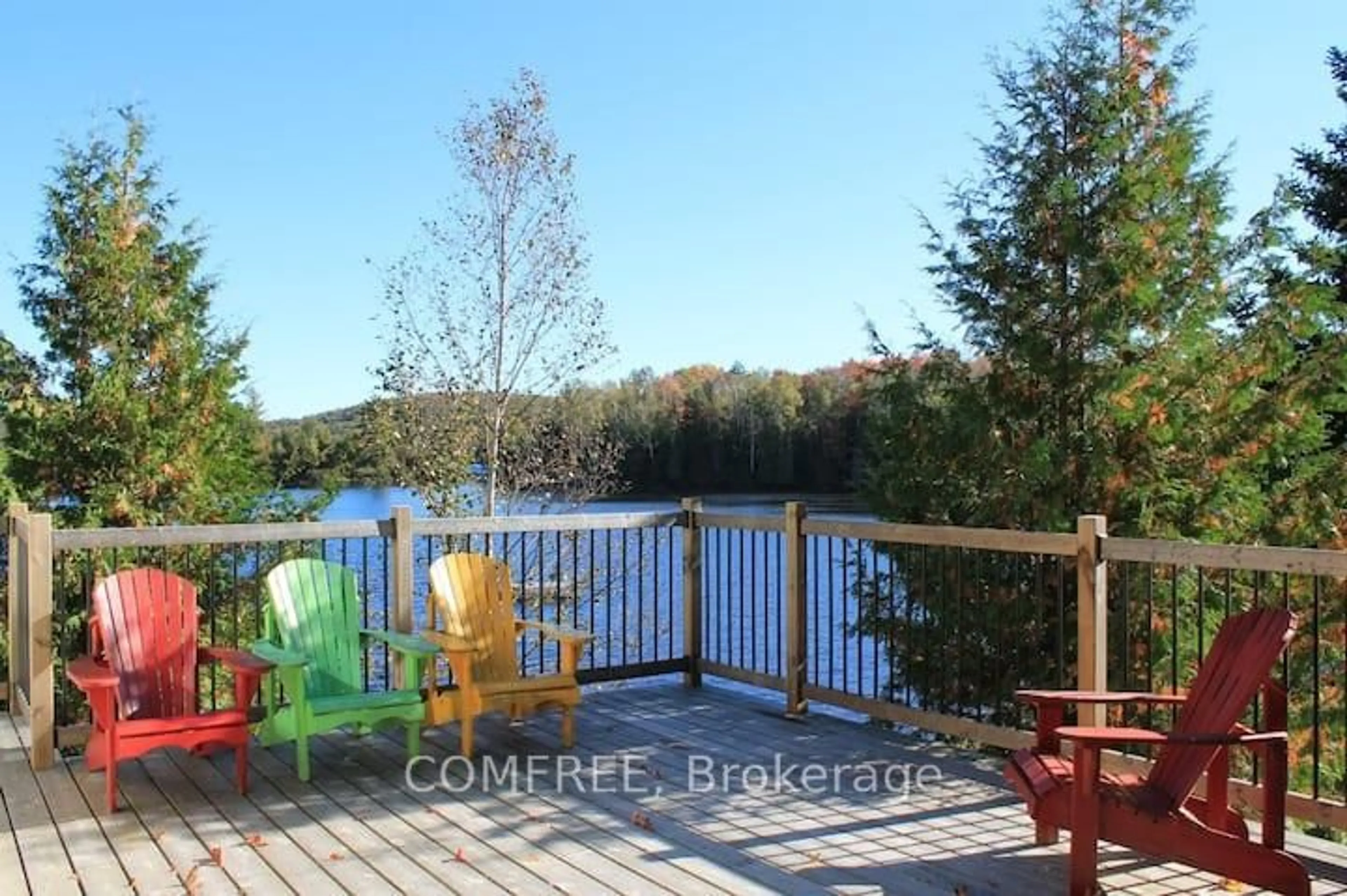 Patio, water/lake/river/ocean view for 299 Sherwood Dr, Perry Ontario P0A 1R0