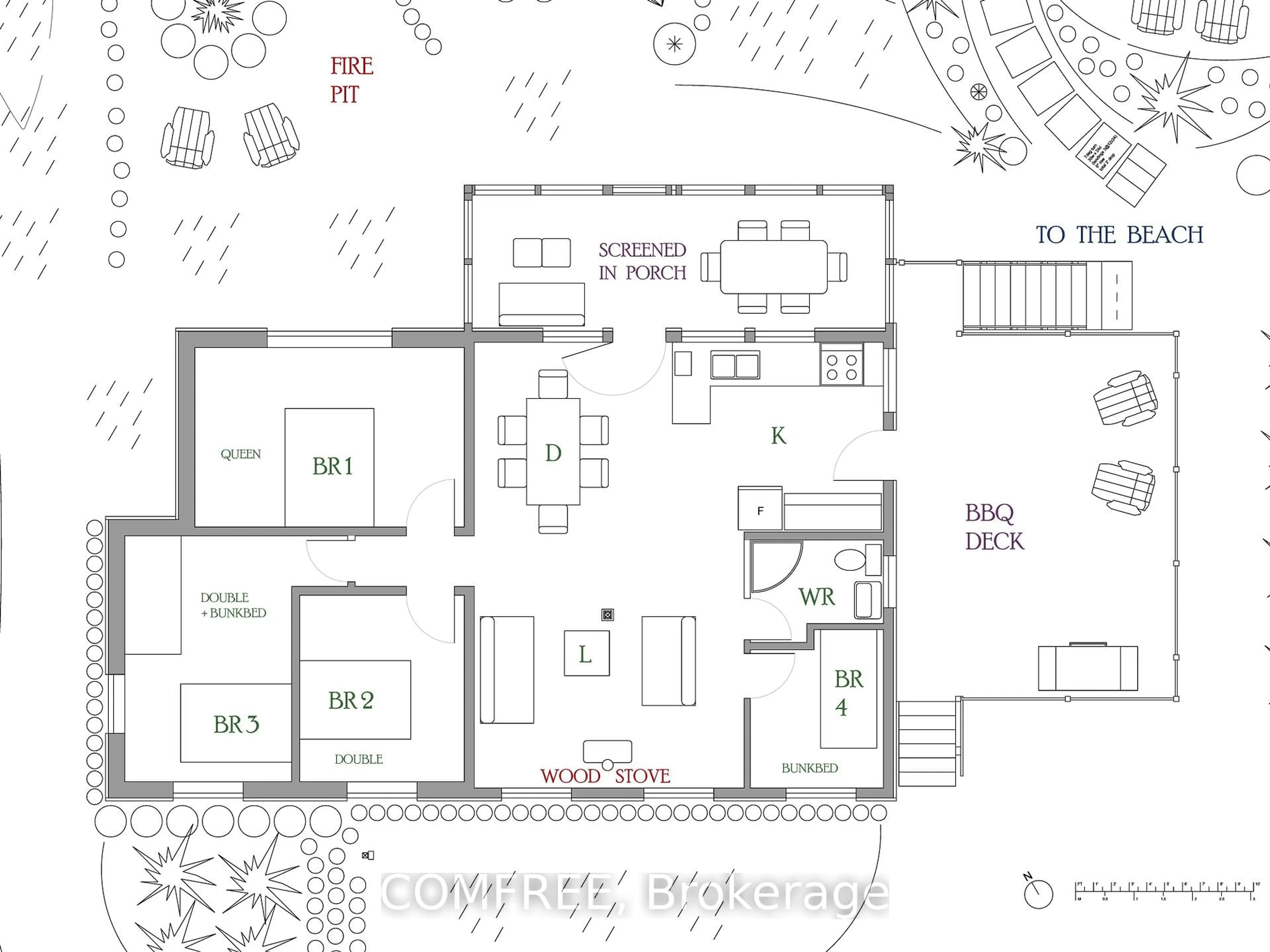 Floor plan for 299 Sherwood Dr, Perry Ontario P0A 1R0