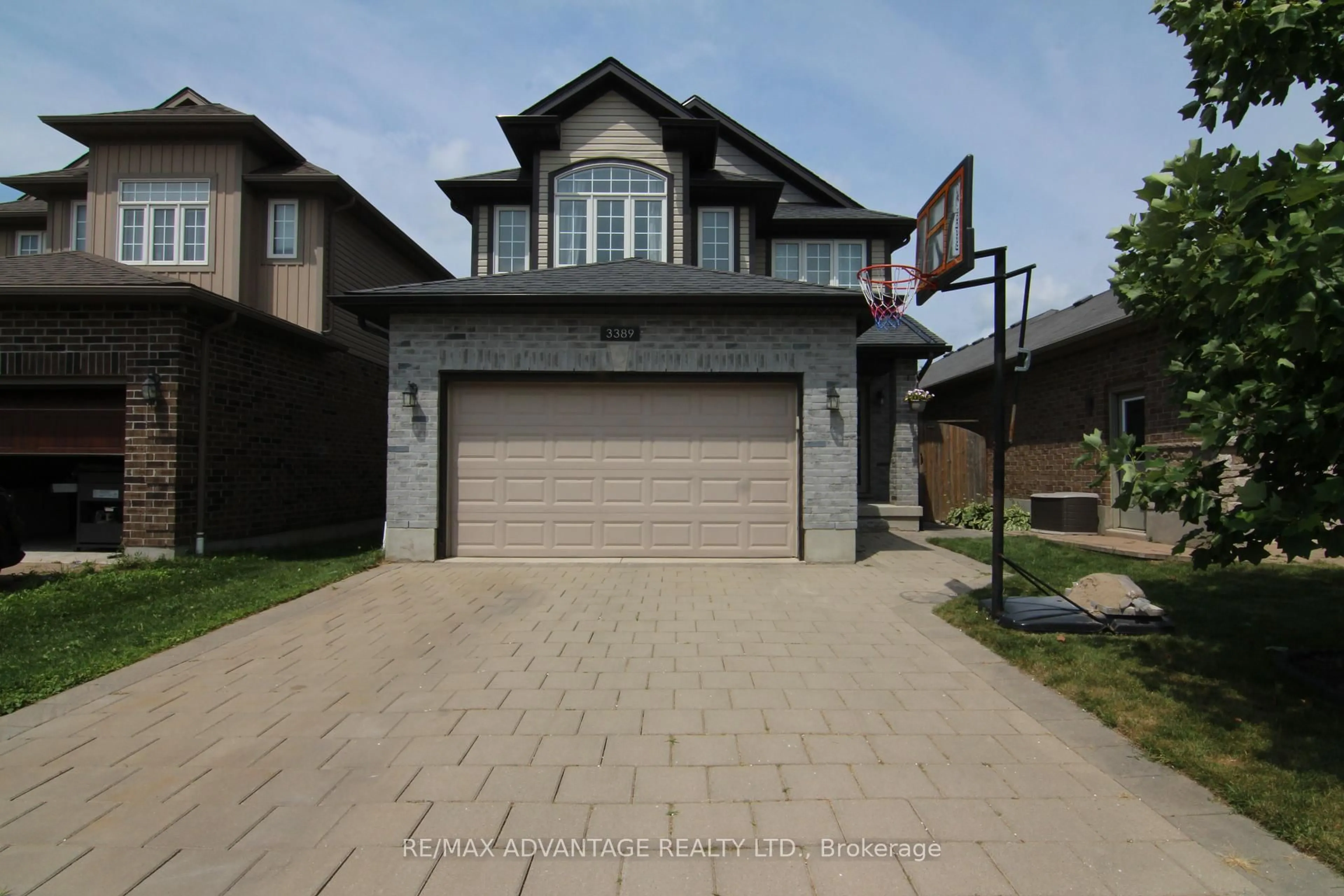 Home with brick exterior material, street for 3389 Emilycarr Lane, London South Ontario N6L 0A3